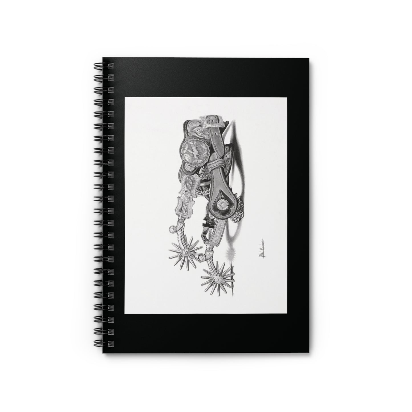 "Spurs" Western Art Spiral Notebook