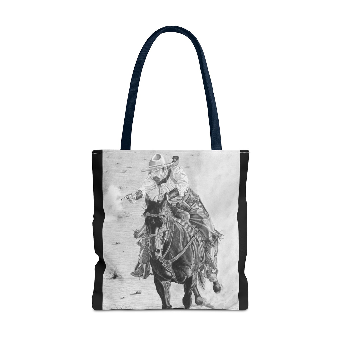 "Wild Bill Rides Again " Tote Bag, Western Style Shopping Tote, Equestrian Gift, Farmhouse Decor, Horse Lover Accessory