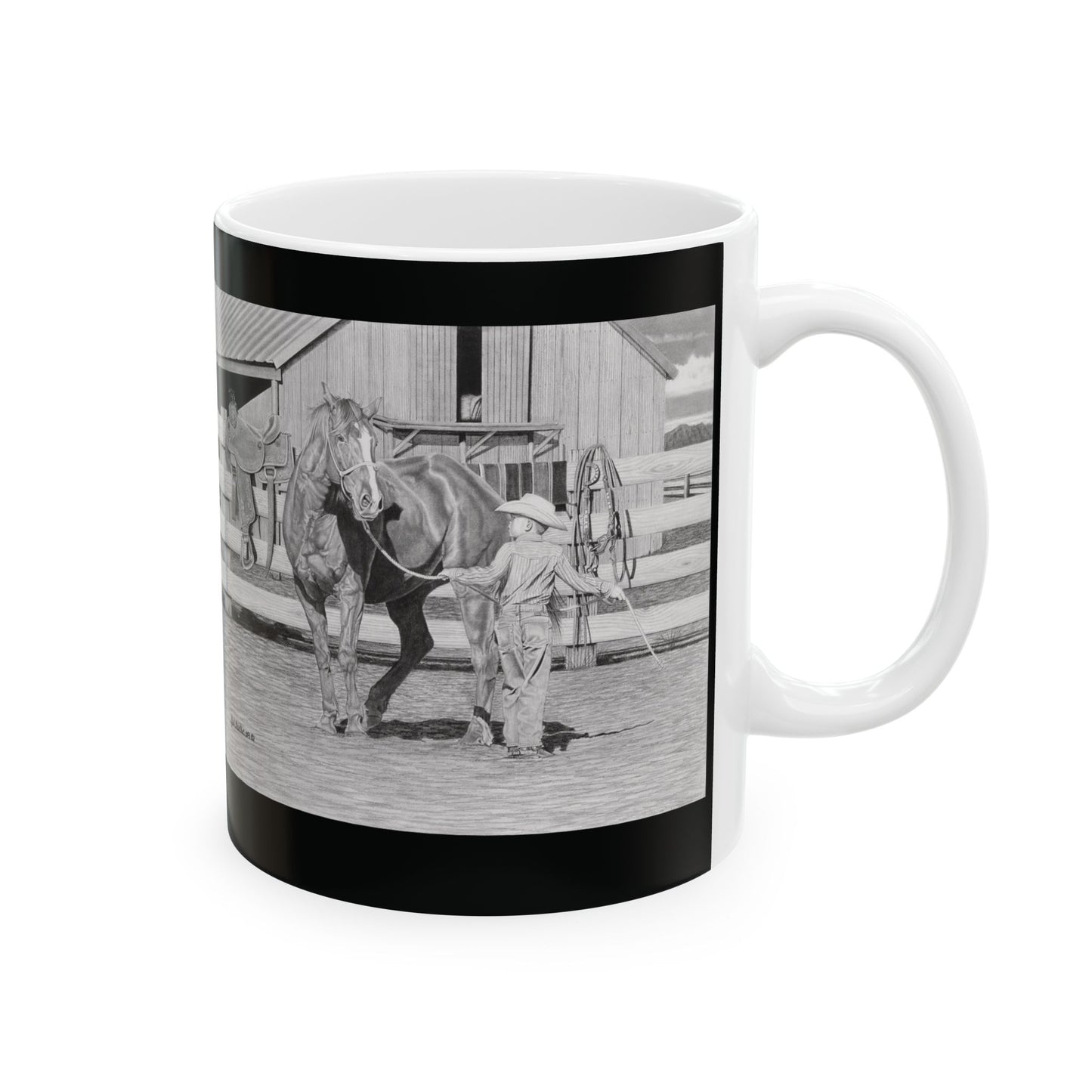 "Tall Task fot a Little Cowboy" Coffe Mug