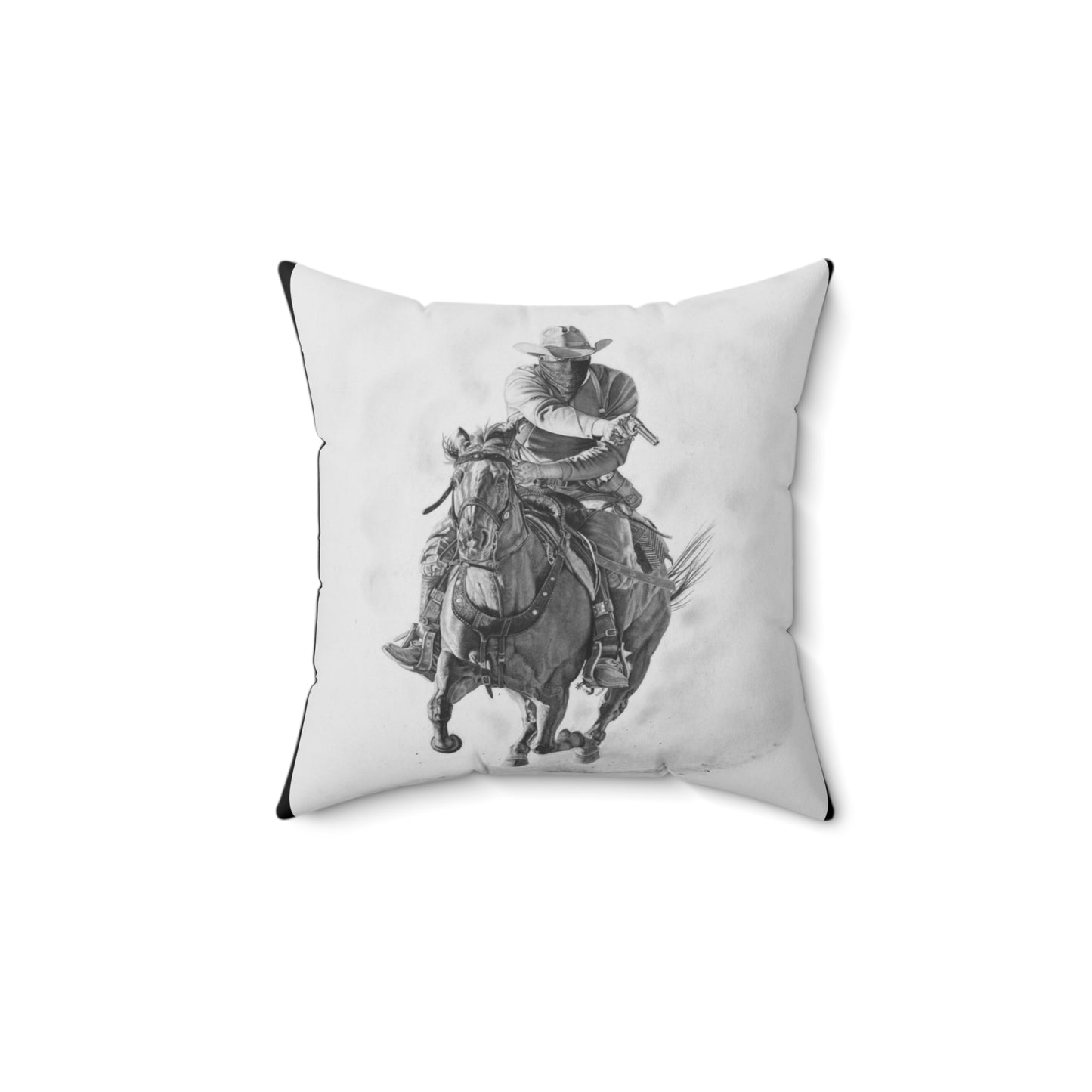 "Bandit" Western Art Pillow