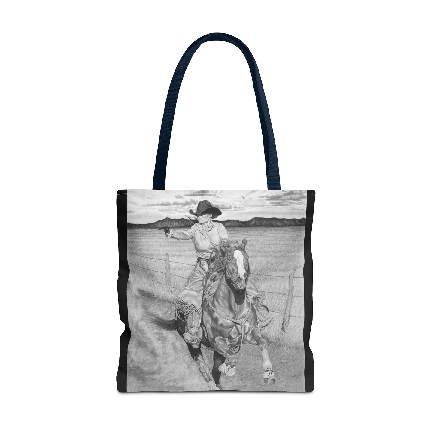 "Dangerous and Beutiful " Western Style Shopping Tote, Equestrian Gift, Farmhouse Decor, Horse Lover Accessory