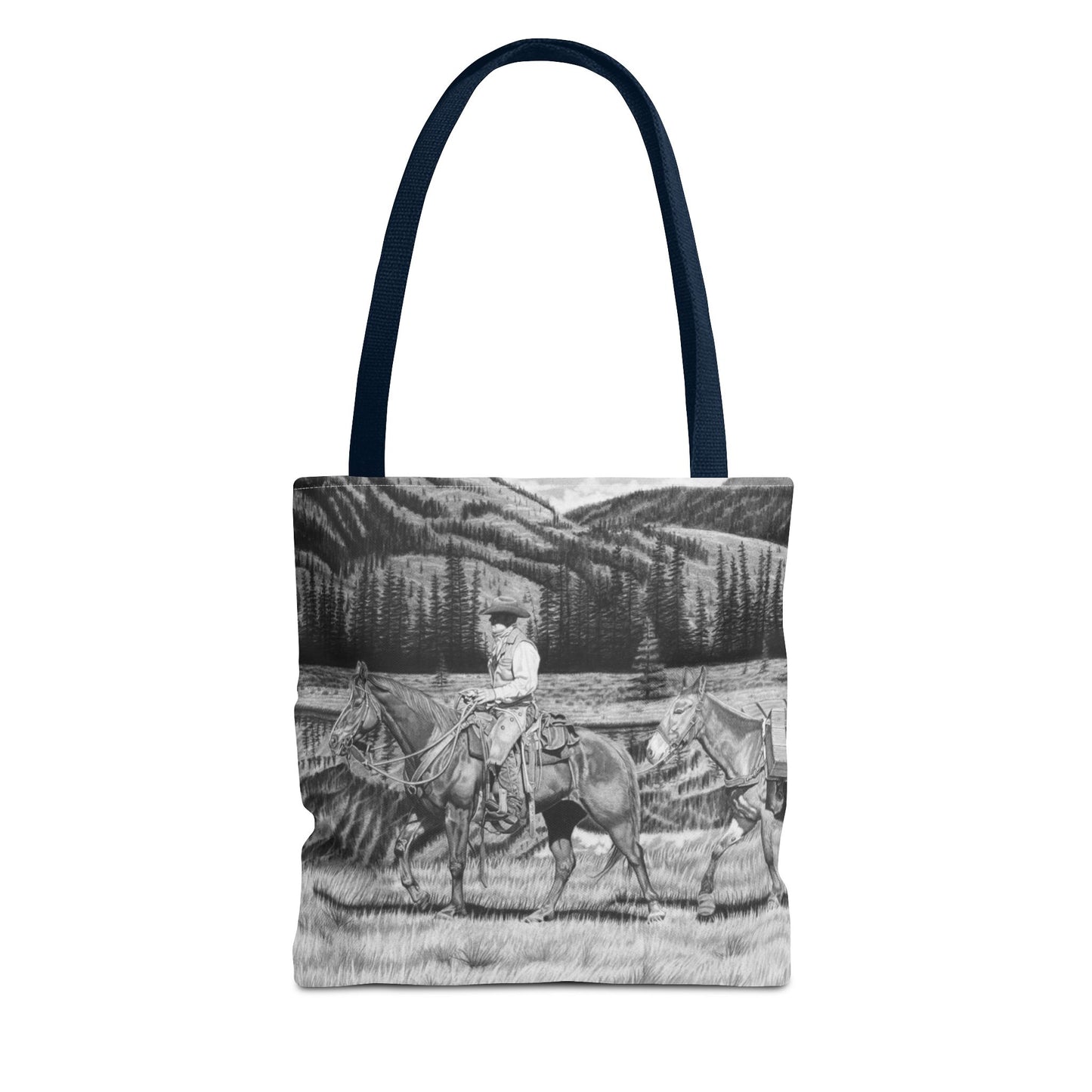 "Still Day on the Trail" Western Art Tote Bag