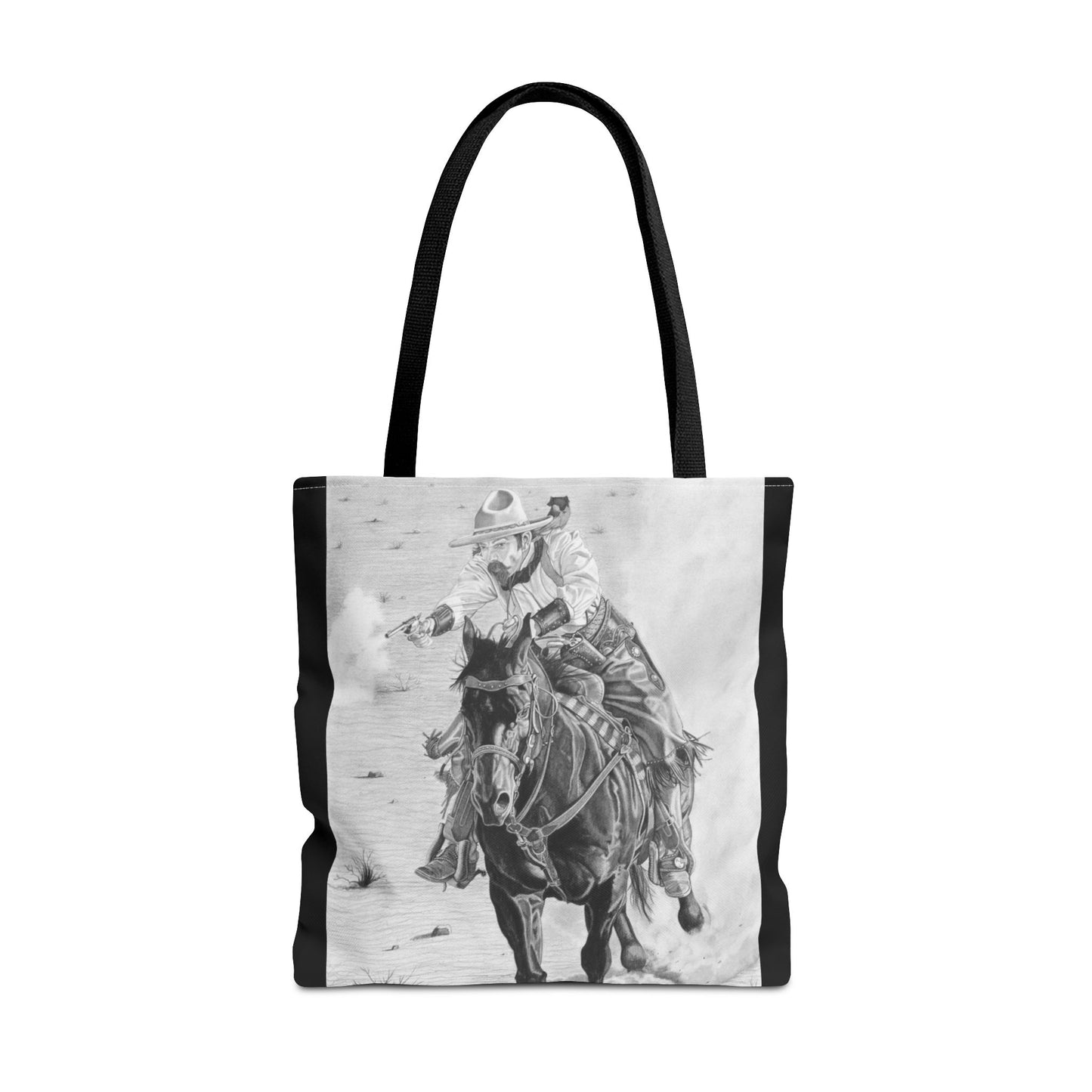 "Wild Bill Rides Again " Tote Bag, Western Style Shopping Tote, Equestrian Gift, Farmhouse Decor, Horse Lover Accessory