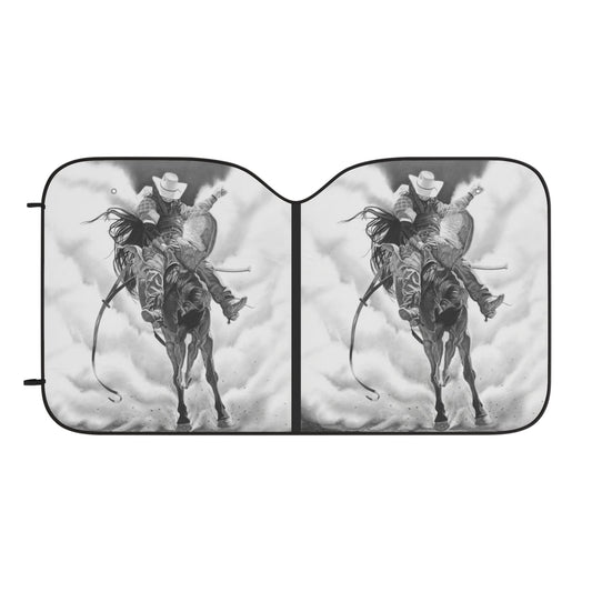 Car Sun Shade Western style, farmhouse Auto Sunshade
