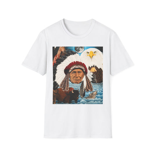 "Dream of The Chief Joseph" Western Horse Art T-Shirt