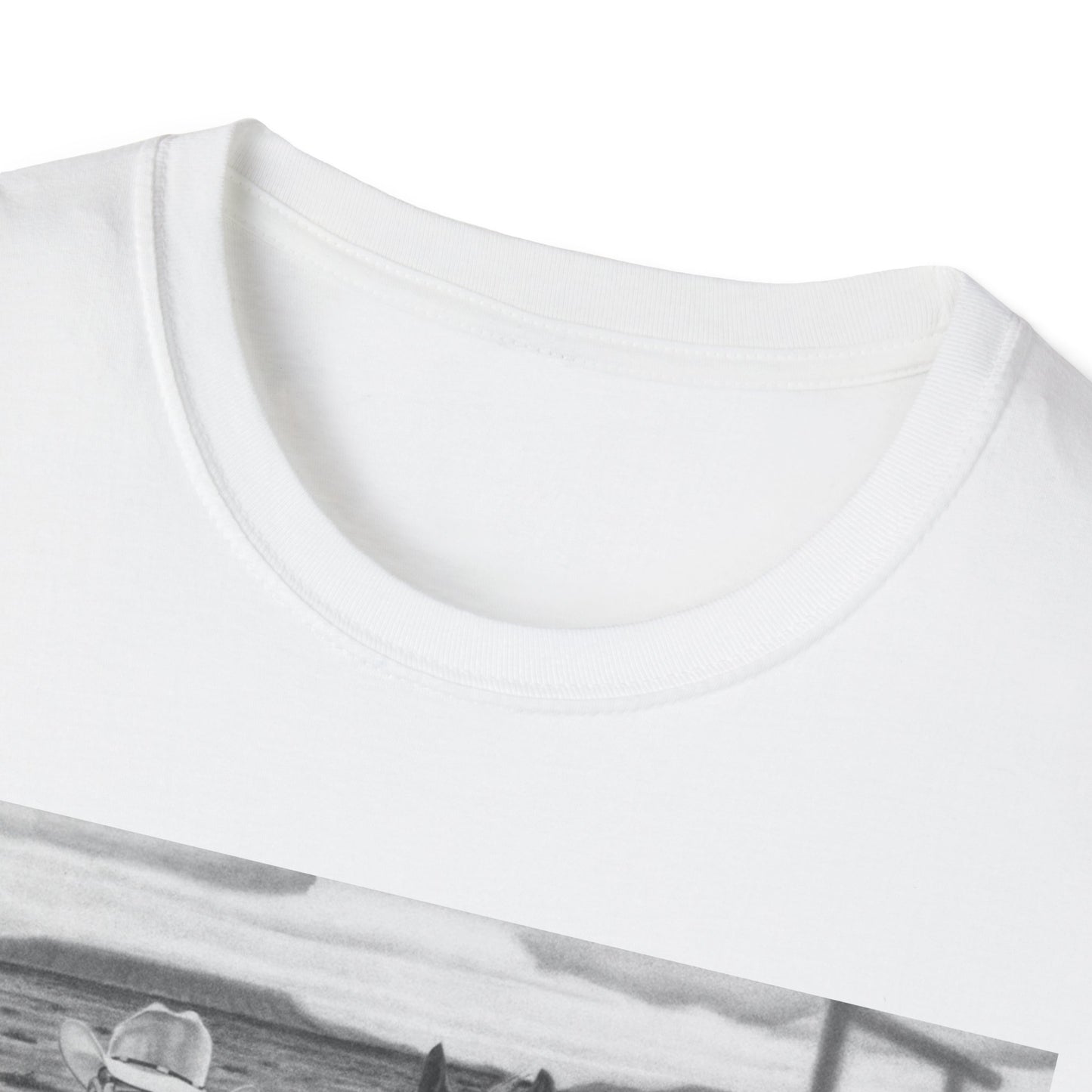 "Stone Cold Throw" Western Art T-Shirt