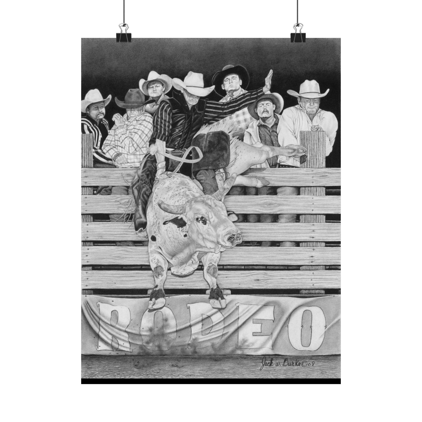 "Serius Fun" Western Rodeo Art Prints, Cowboy Wall Decor, Texan Home Decor, Rustic Wall Art, Bull Riding Posters, Rodeo Fan Gifts