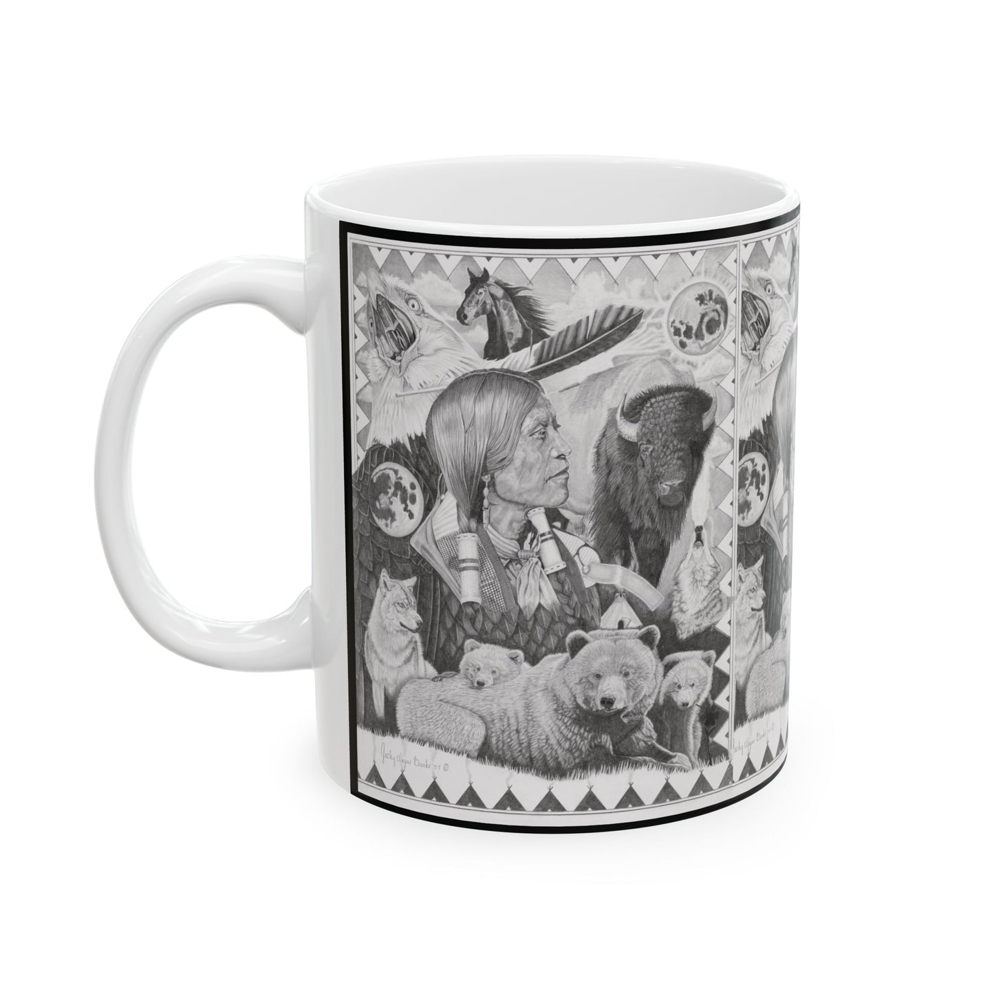 "Two Moon Apache Dream" Coffe Mug