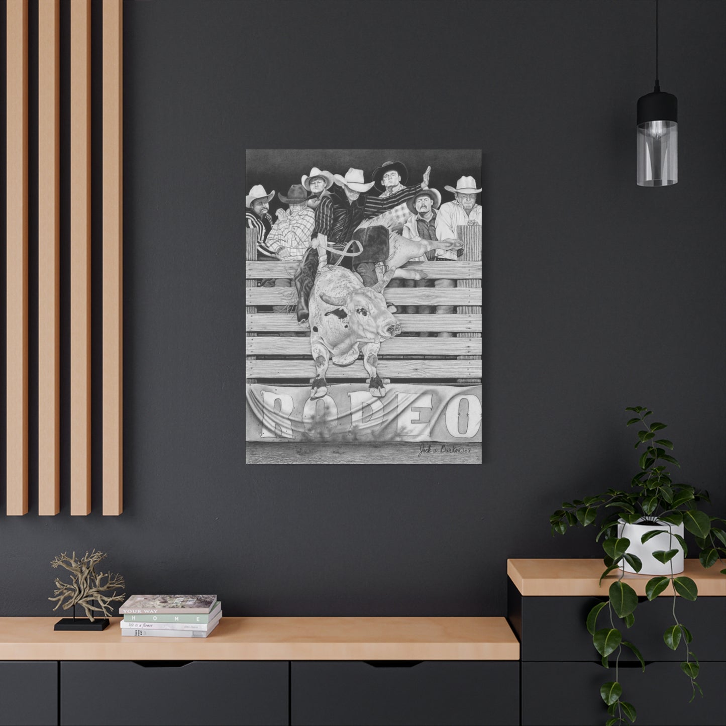 Western Art on canvas, home decor, farmhouse