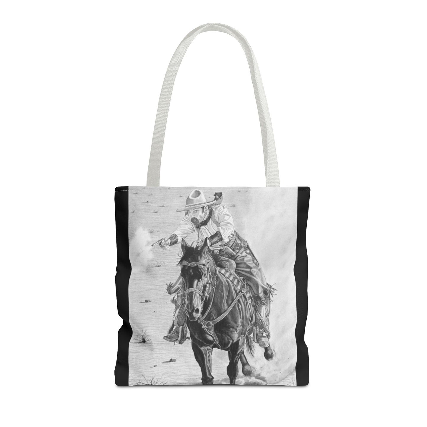 "Wild Bill Rides Again " Tote Bag, Western Style Shopping Tote, Equestrian Gift, Farmhouse Decor, Horse Lover Accessory