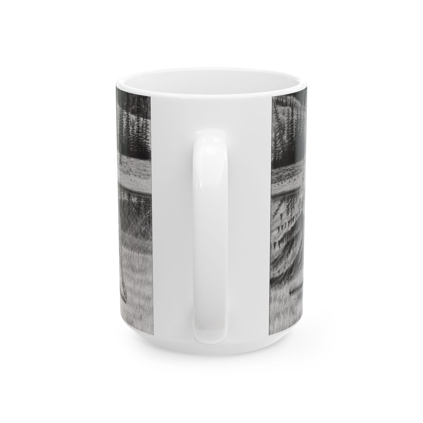 "Still Day on The Trail" coffe mug