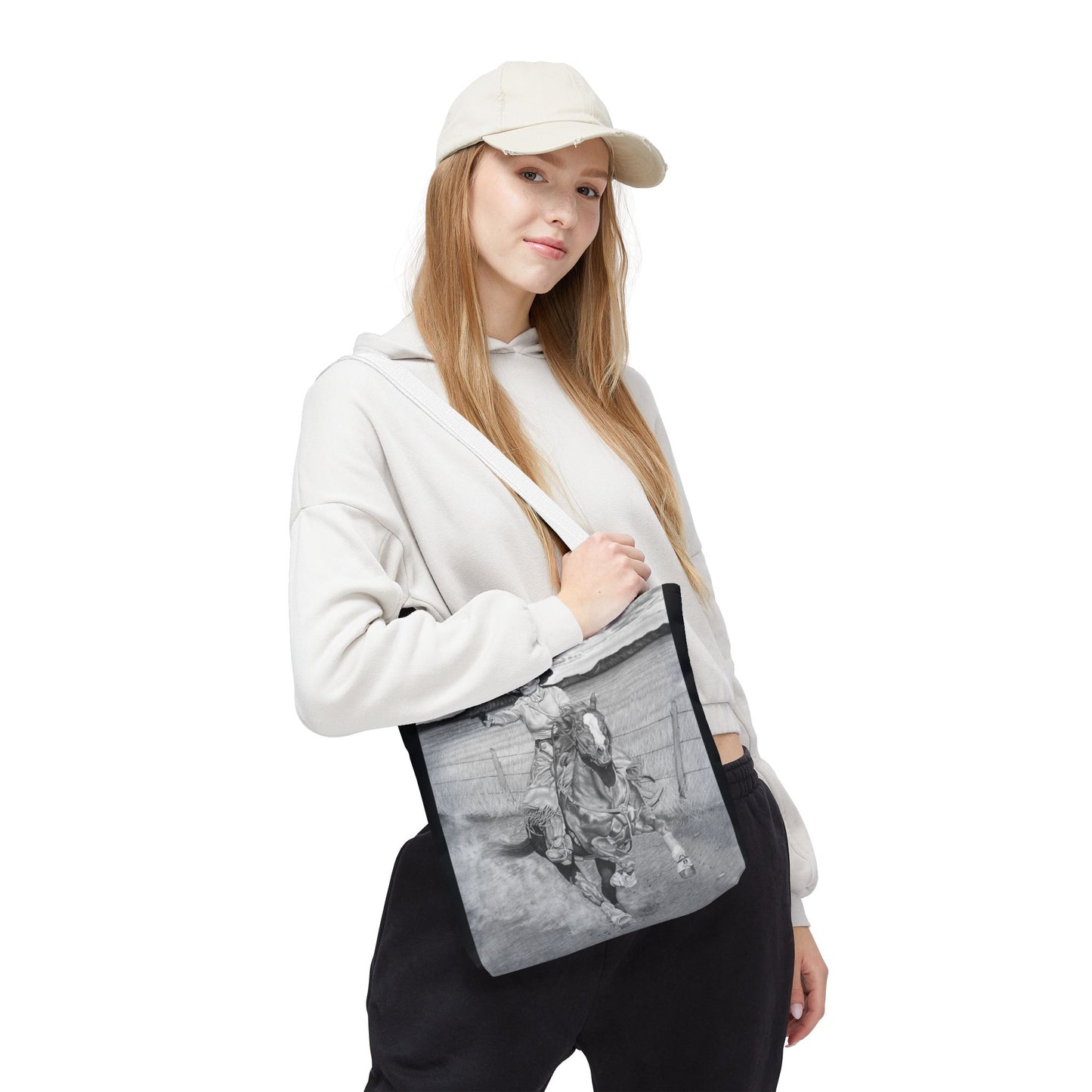 "Dangerous and Beutiful " Western Style Shopping Tote, Equestrian Gift, Farmhouse Decor, Horse Lover Accessory