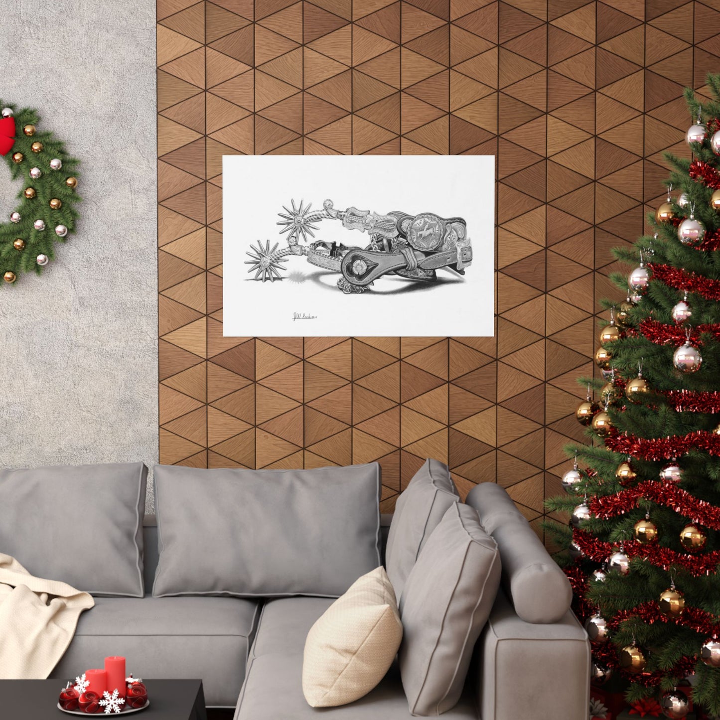 Art Print | Western Decor | Framed Wall Art, Matte Horizontal Posters, Country Home, Gift for Horse Lovers