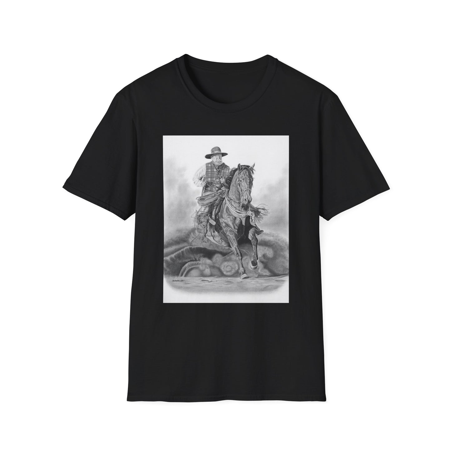 "Trouble Up Ahead" Western Style T-Shirt