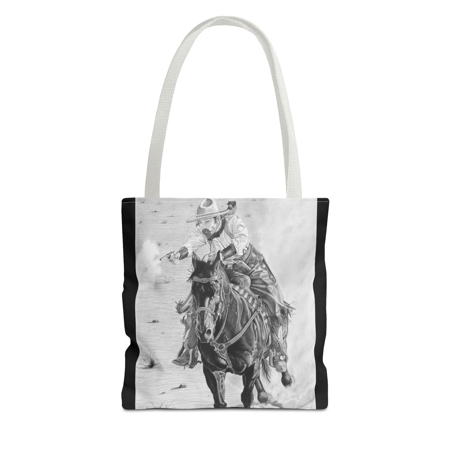 "Wild Bill Rides Again " Tote Bag, Western Style Shopping Tote, Equestrian Gift, Farmhouse Decor, Horse Lover Accessory