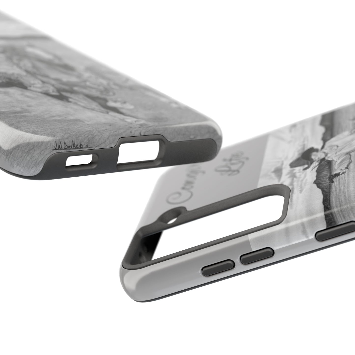 "Dangerous and Beautiful" Western Rodeo Phone Cases, Cowboy Design, Tough Protection, Gift for Him, Ranch Decor, Durable Style