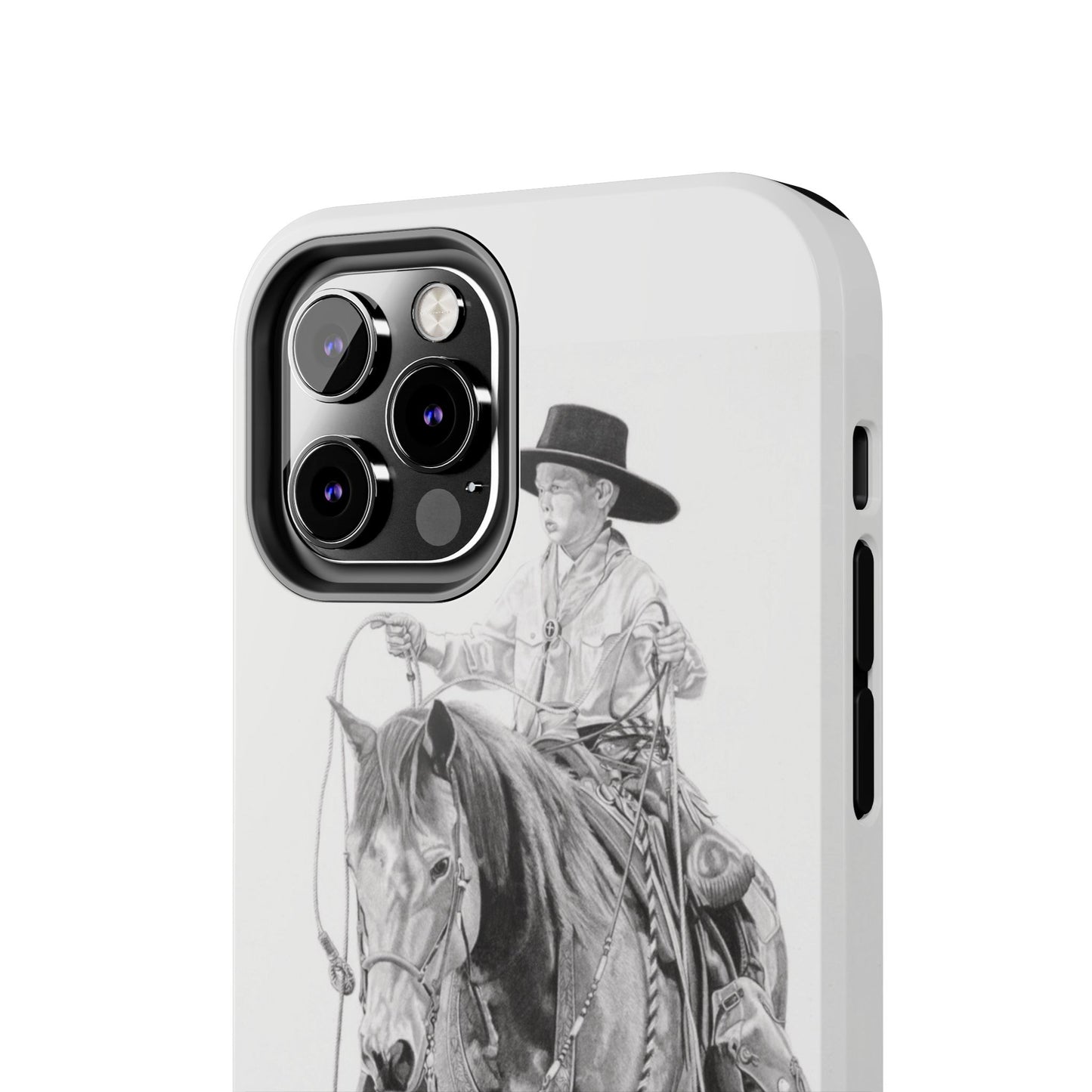 "Young Cowboy" Western Rodeo Phone Cases, Cowboy Design, Tough Protection, Gift for Him, Ranch Decor, Durable Style