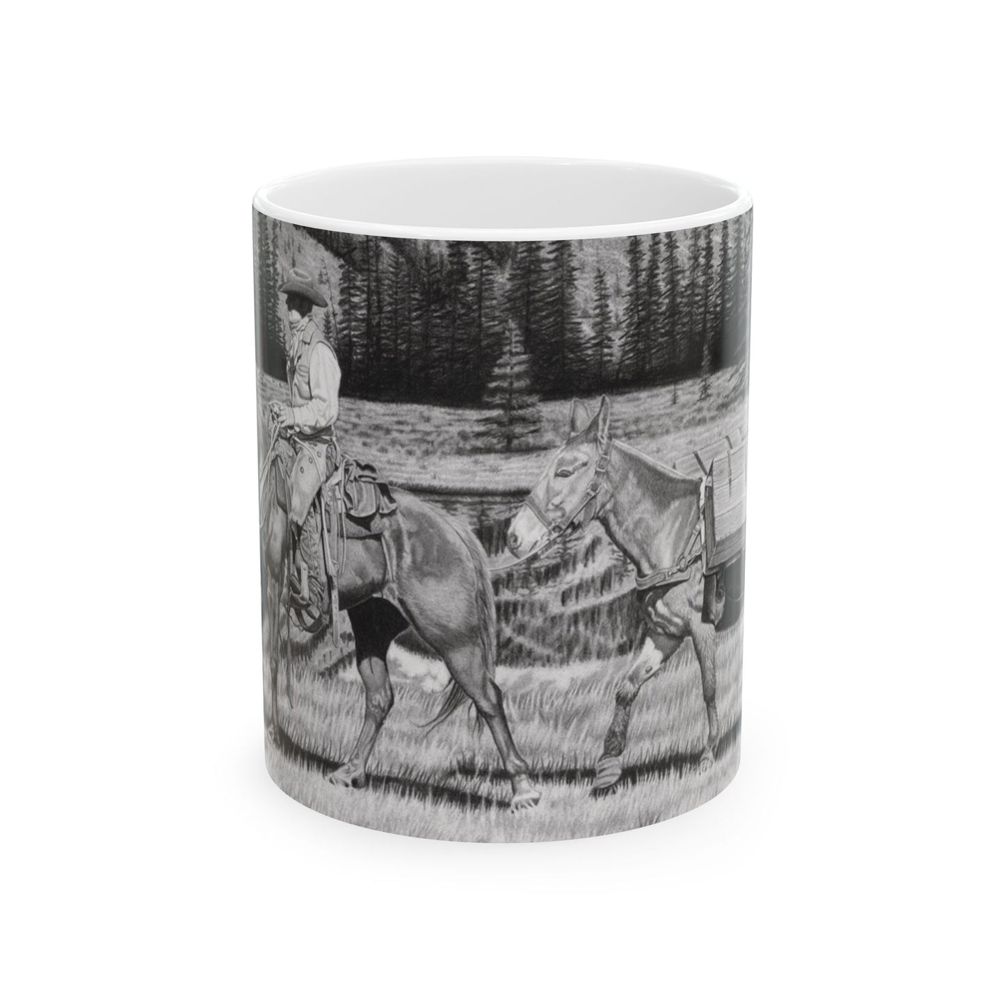 "Still Day on The Trail" coffe mug