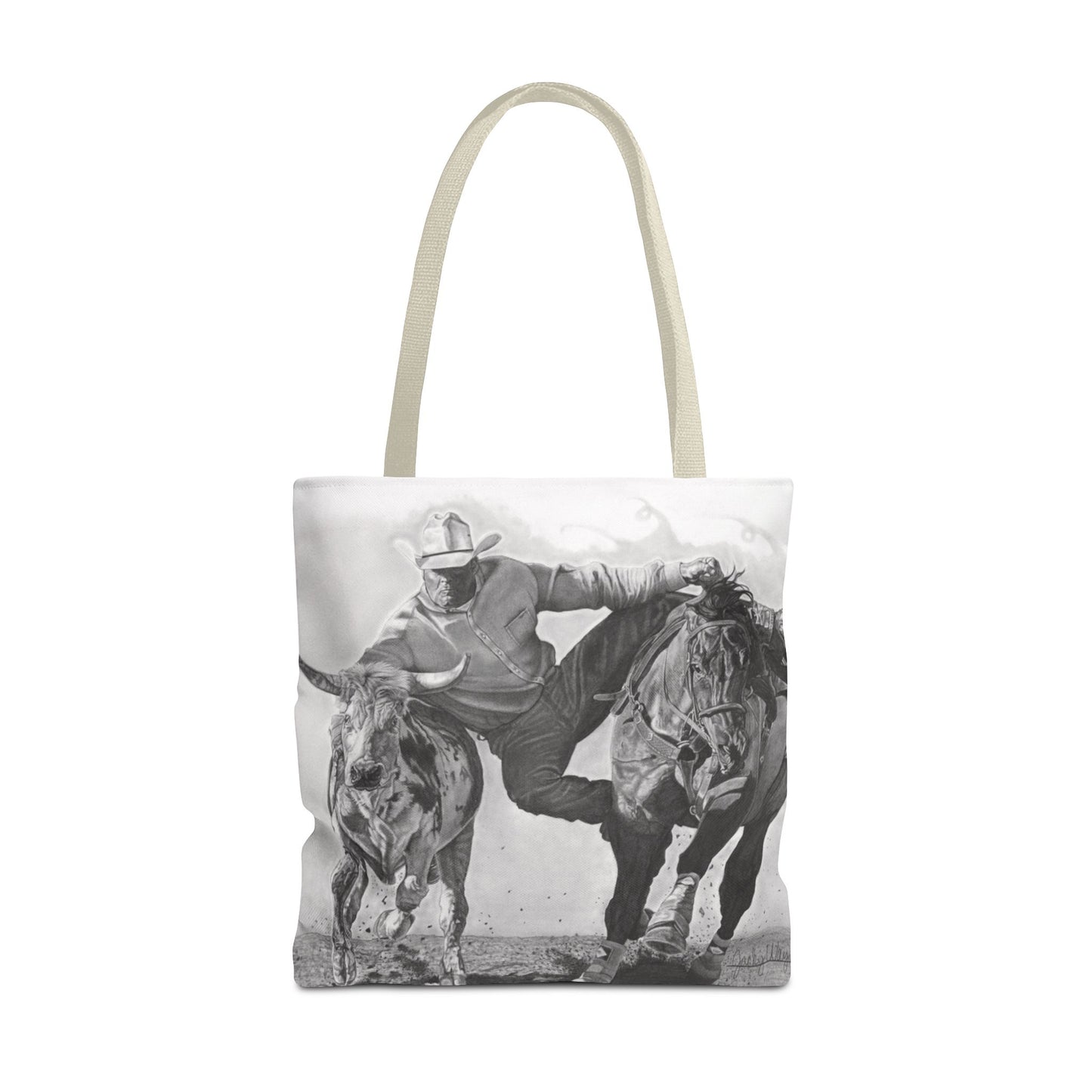 "Cowboy Life #1 " Tote Bag, Western Style Shopping Tote, Equestrian Gift, Farmhouse Decor, Horse Lover Accessory