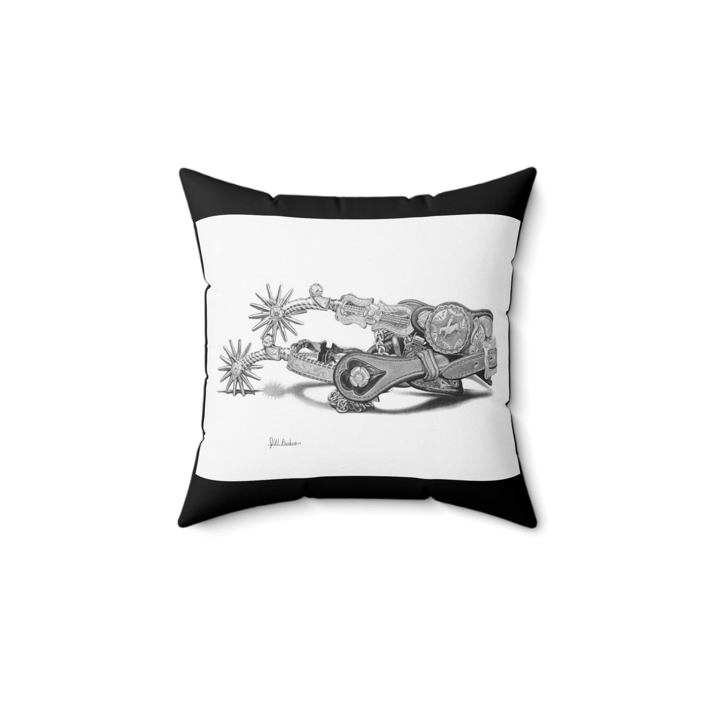 "Spurs" Western Art Pillow