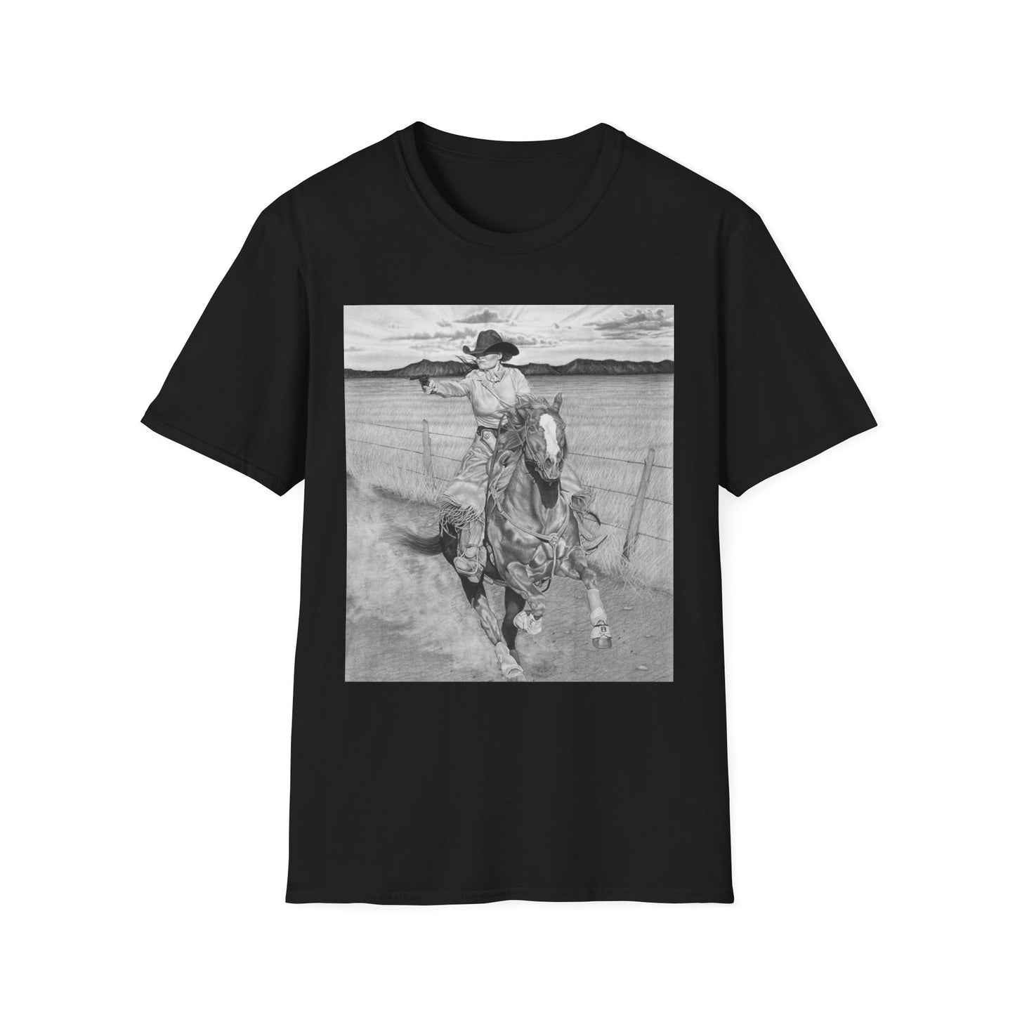 "Dangerous and Beautiful" Western Art T-Shirt