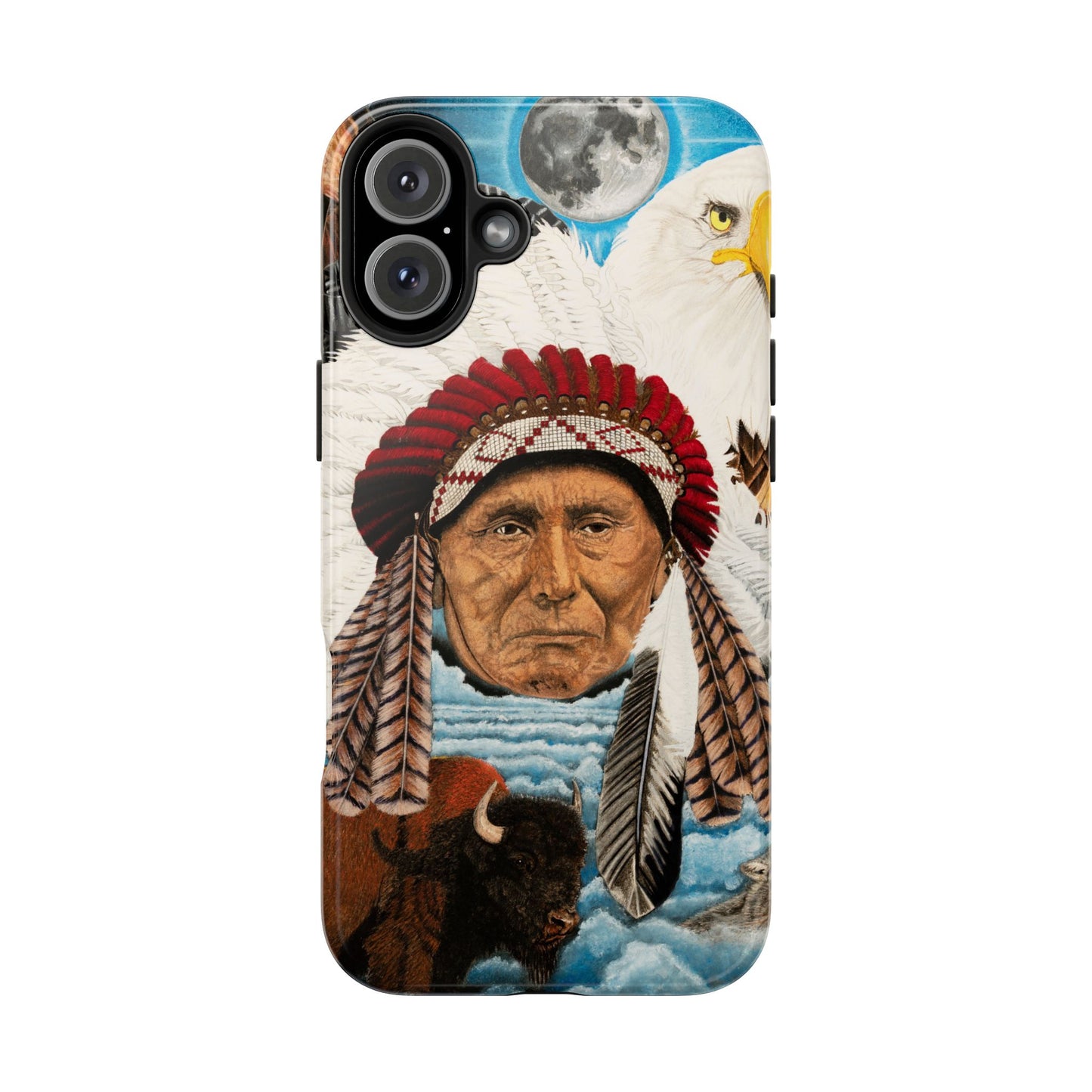"Dream of Chief Joseph" Western Rodeo Phone Cases, Cowboy Design, Tough Protection, Gift for Him, Ranch Decor, Durable Style