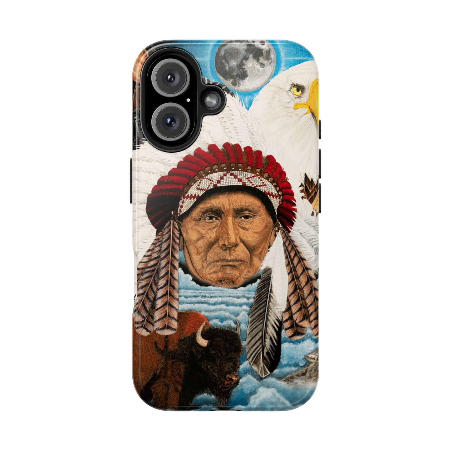 "Dream of Chief Joseph" Western Rodeo Phone Cases, Cowboy Design, Tough Protection, Gift for Him, Ranch Decor, Durable Style