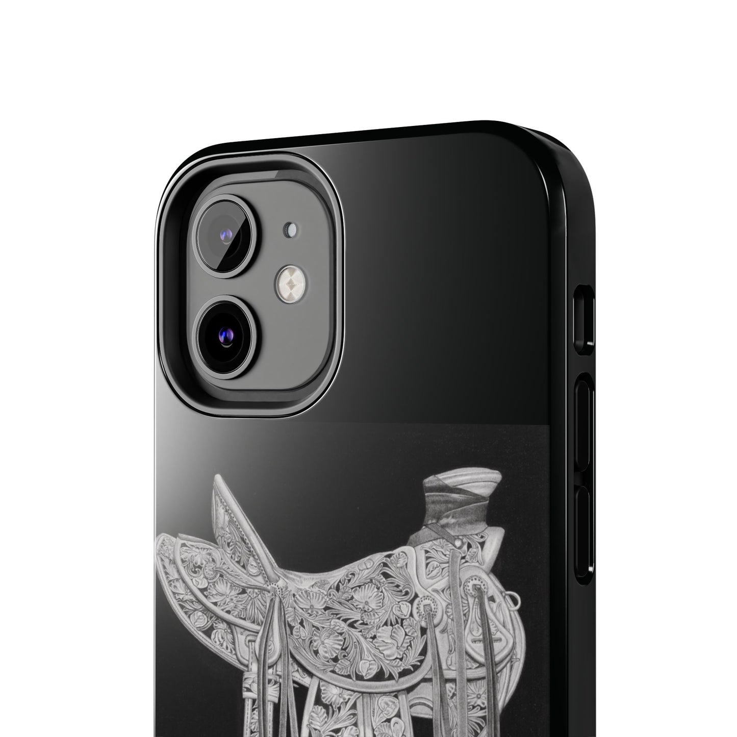 "New Saddle" Western Rodeo Phone Cases, Cowboy Design, Tough Protection, Gift for Him, Ranch Decor, Durable Style