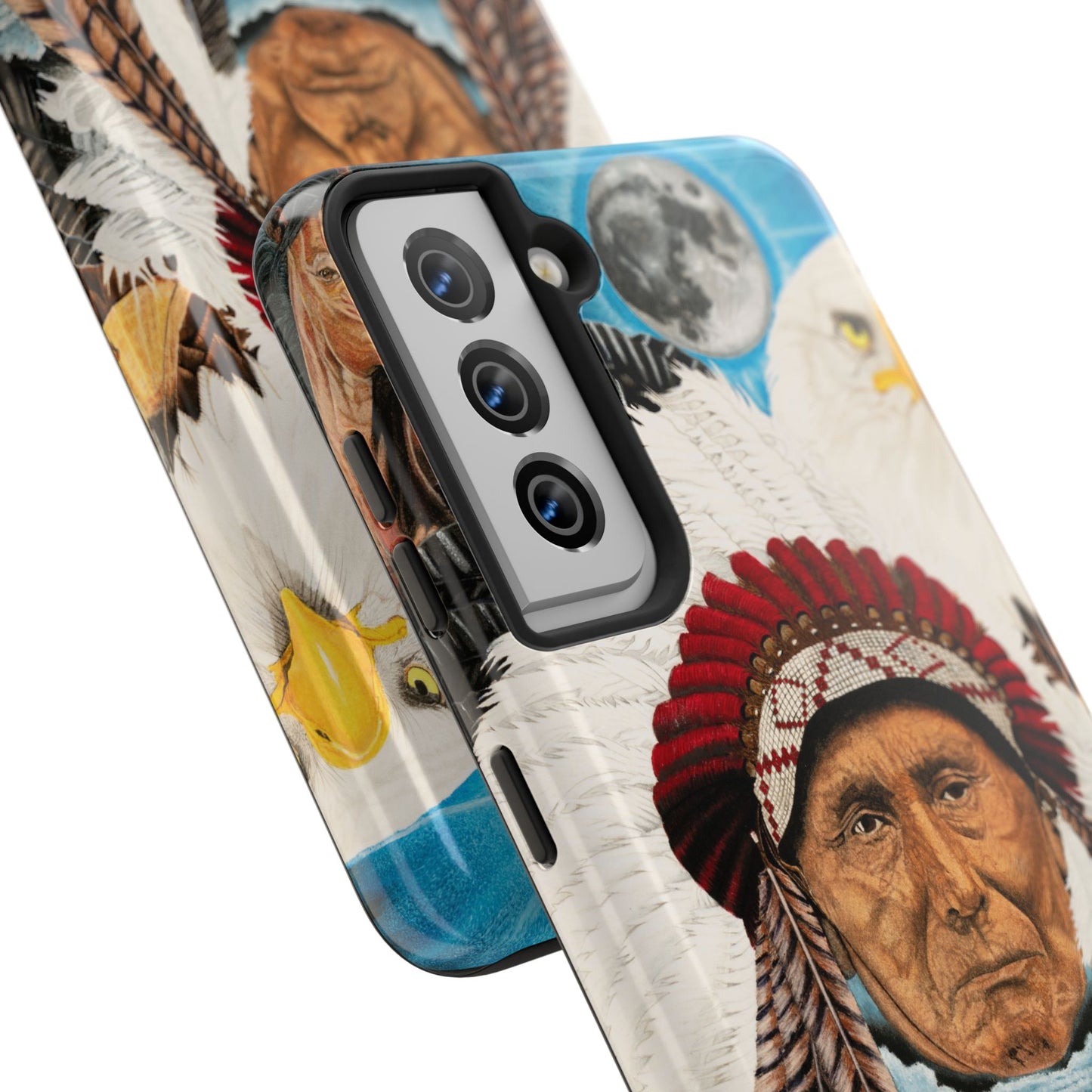 "Dream of Chief Joseph" Western Rodeo Phone Cases, Cowboy Design, Tough Protection, Gift for Him, Ranch Decor, Durable Style