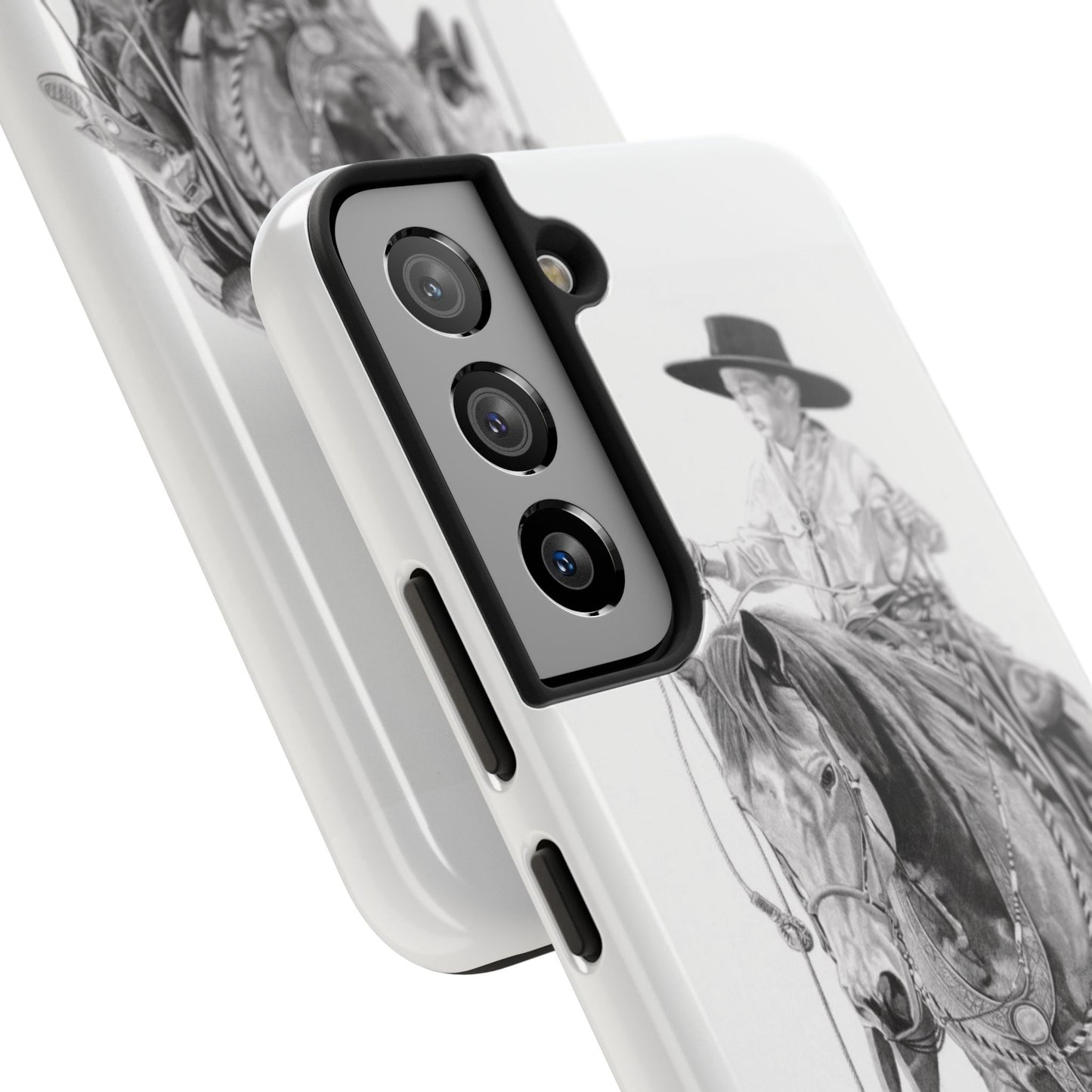 "Young Cowboy" Western Rodeo Phone Cases, Cowboy Design, Tough Protection, Gift for Him, Ranch Decor, Durable Style