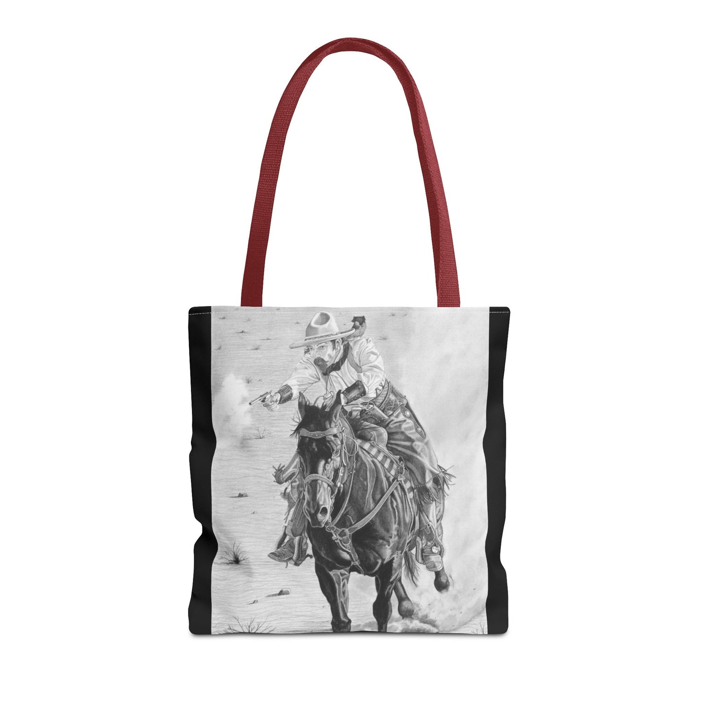 "Wild Bill Rides Again " Tote Bag, Western Style Shopping Tote, Equestrian Gift, Farmhouse Decor, Horse Lover Accessory