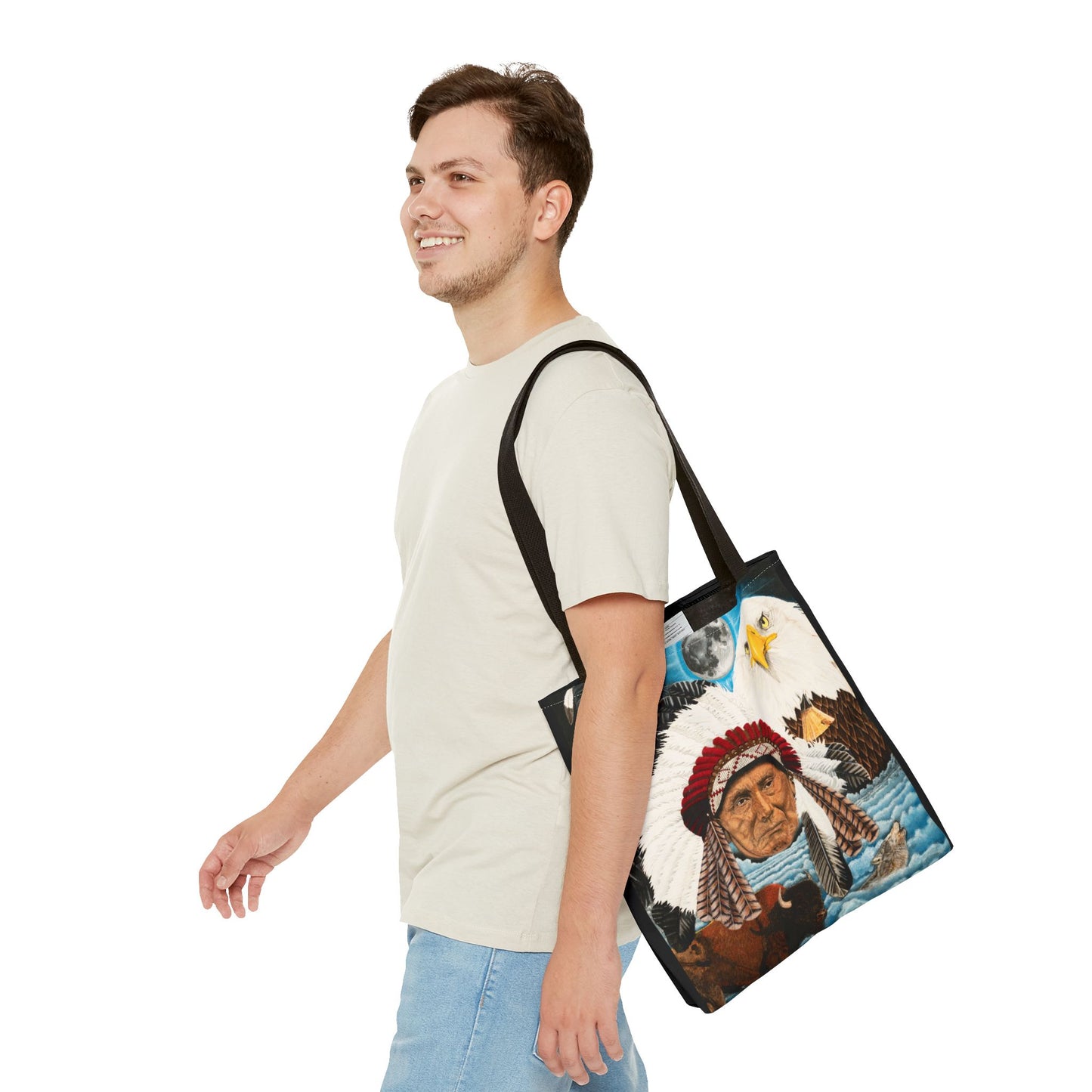 "Dream of Chief Joseph" Western Art Tote Bag
