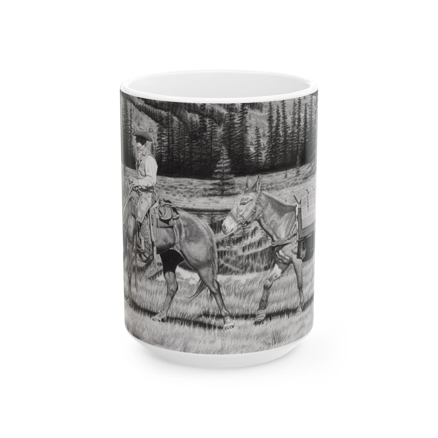 "Still Day on The Trail" coffe mug
