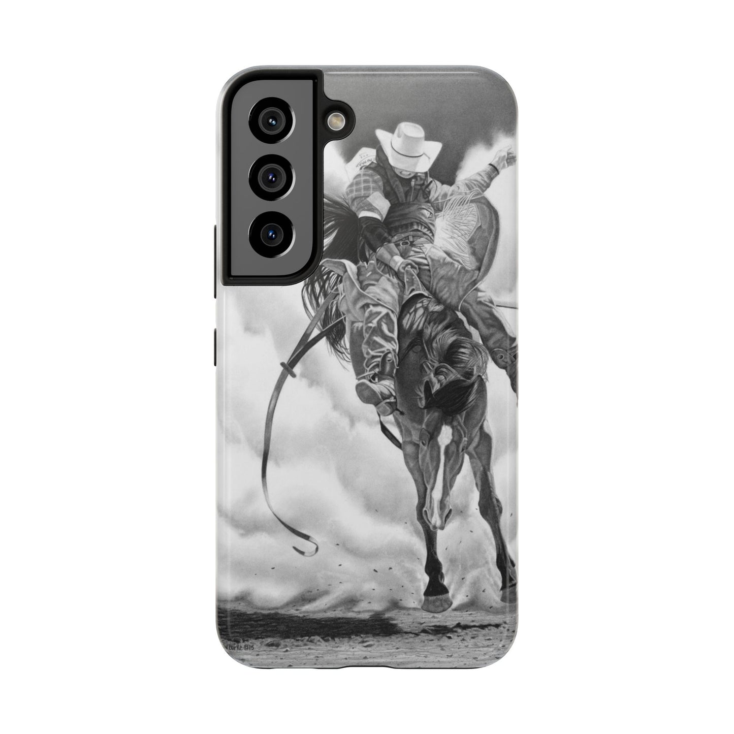 "Storn a Brewing" Western Rodeo Phone Cases, Cowboy Design, Tough Protection, Gift for Him, Ranch Decor, Durable Style