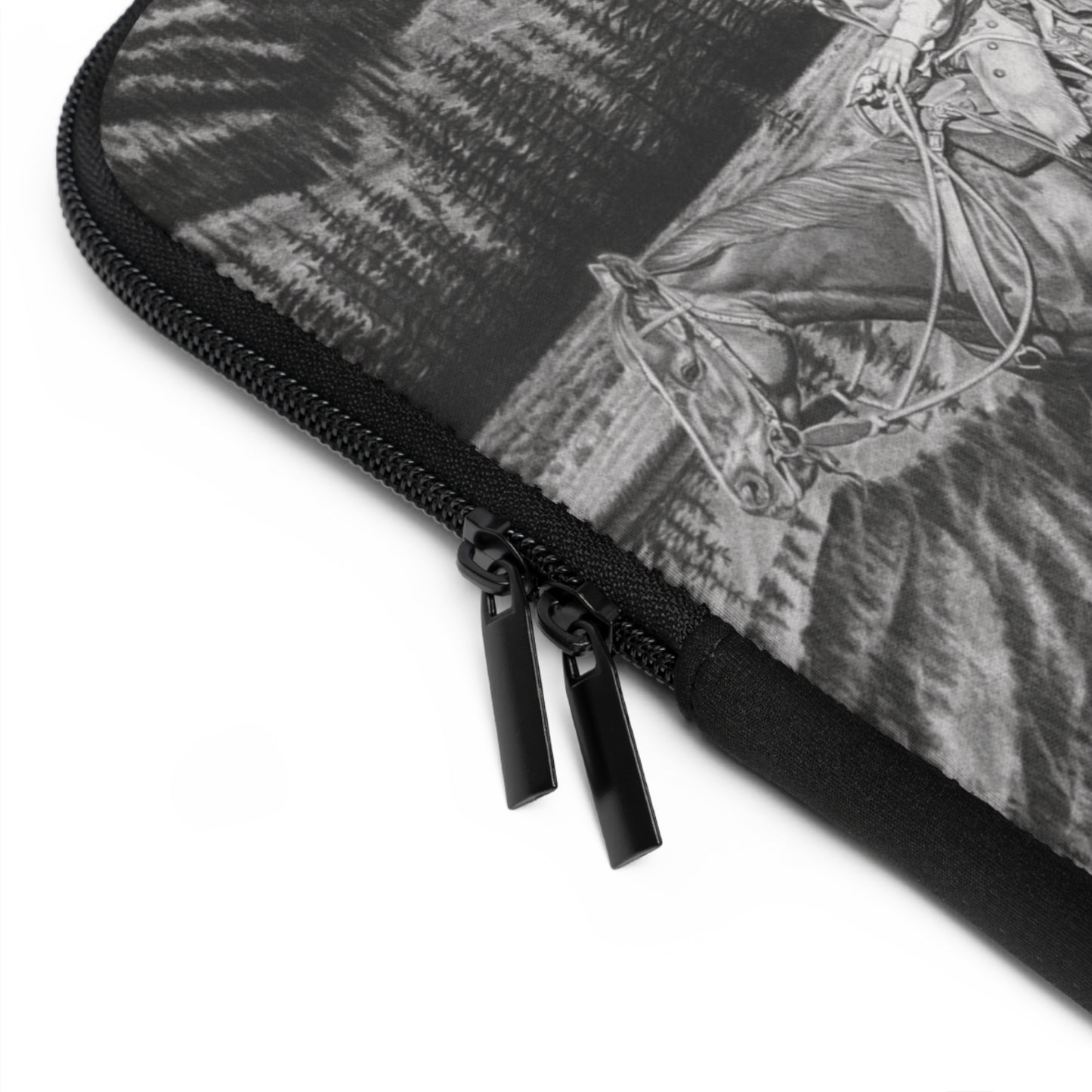 "Still Day on The Trail" Rustic Cowboy Laptop Sleeve, Western Cowpoke Case, Unique Gift for Ranch Lovers, Rodeo Accessories, Durable Tech Cover