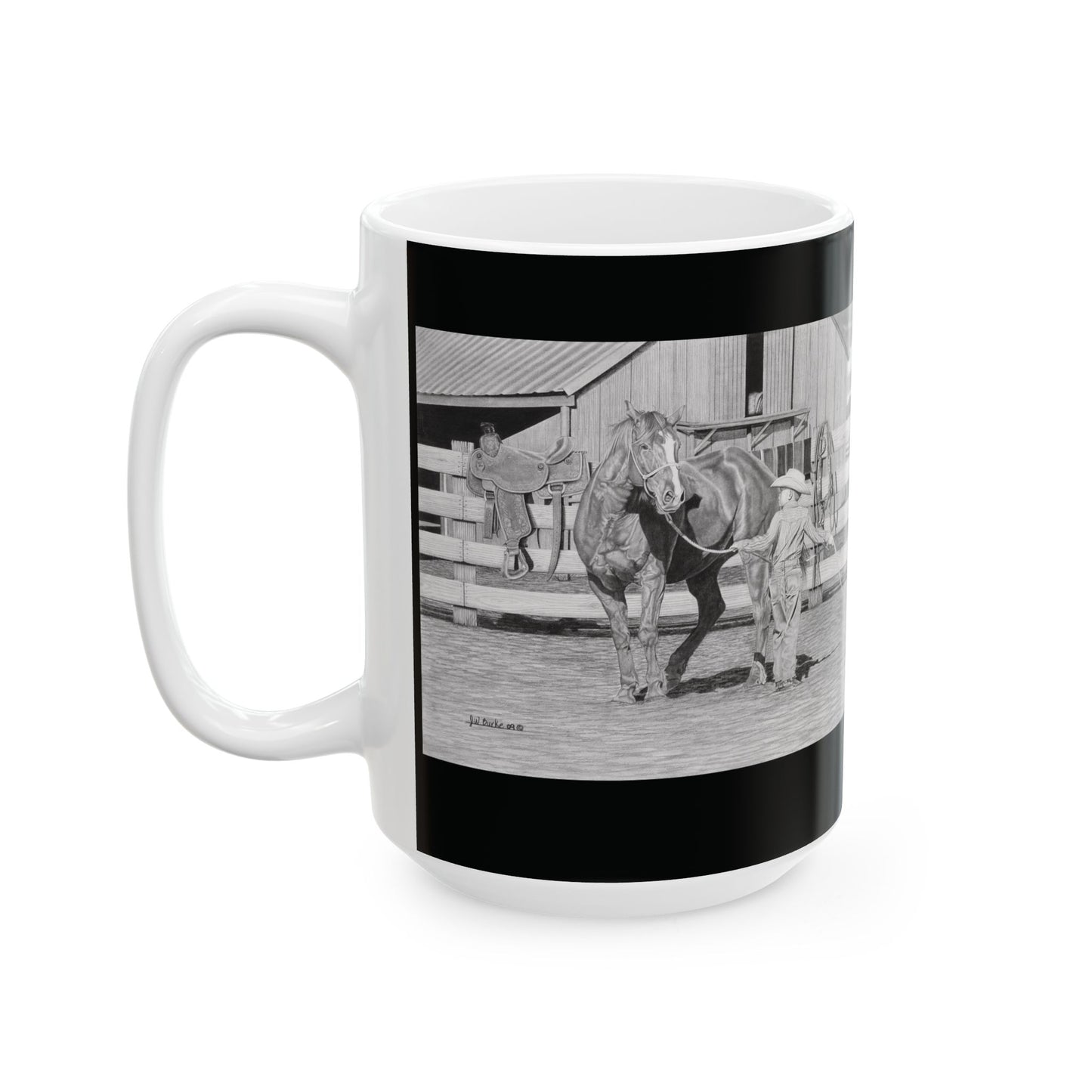 "Tall Task fot a Little Cowboy" Coffe Mug