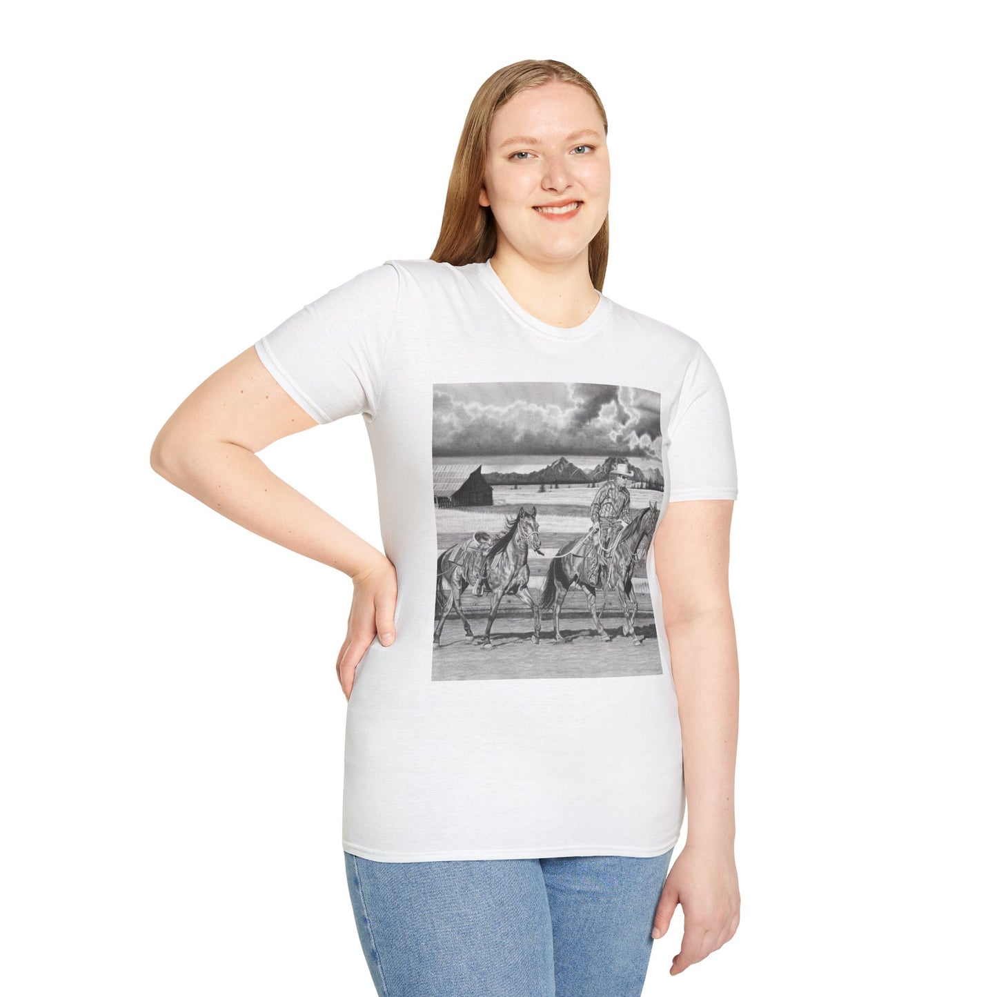 "The Gift Named Storm" Western Art T-Shirt