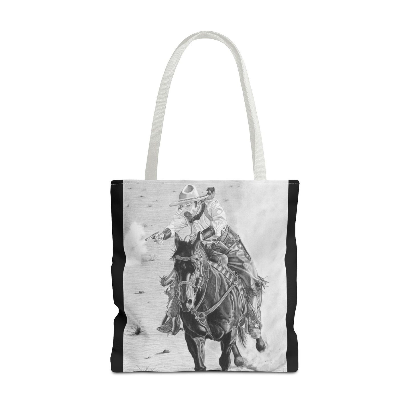 "Wild Bill Rides Again " Tote Bag, Western Style Shopping Tote, Equestrian Gift, Farmhouse Decor, Horse Lover Accessory