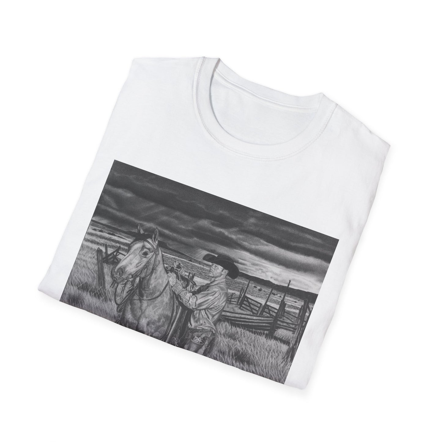 Western Art T-Shirt - "The Coming Storm "Design