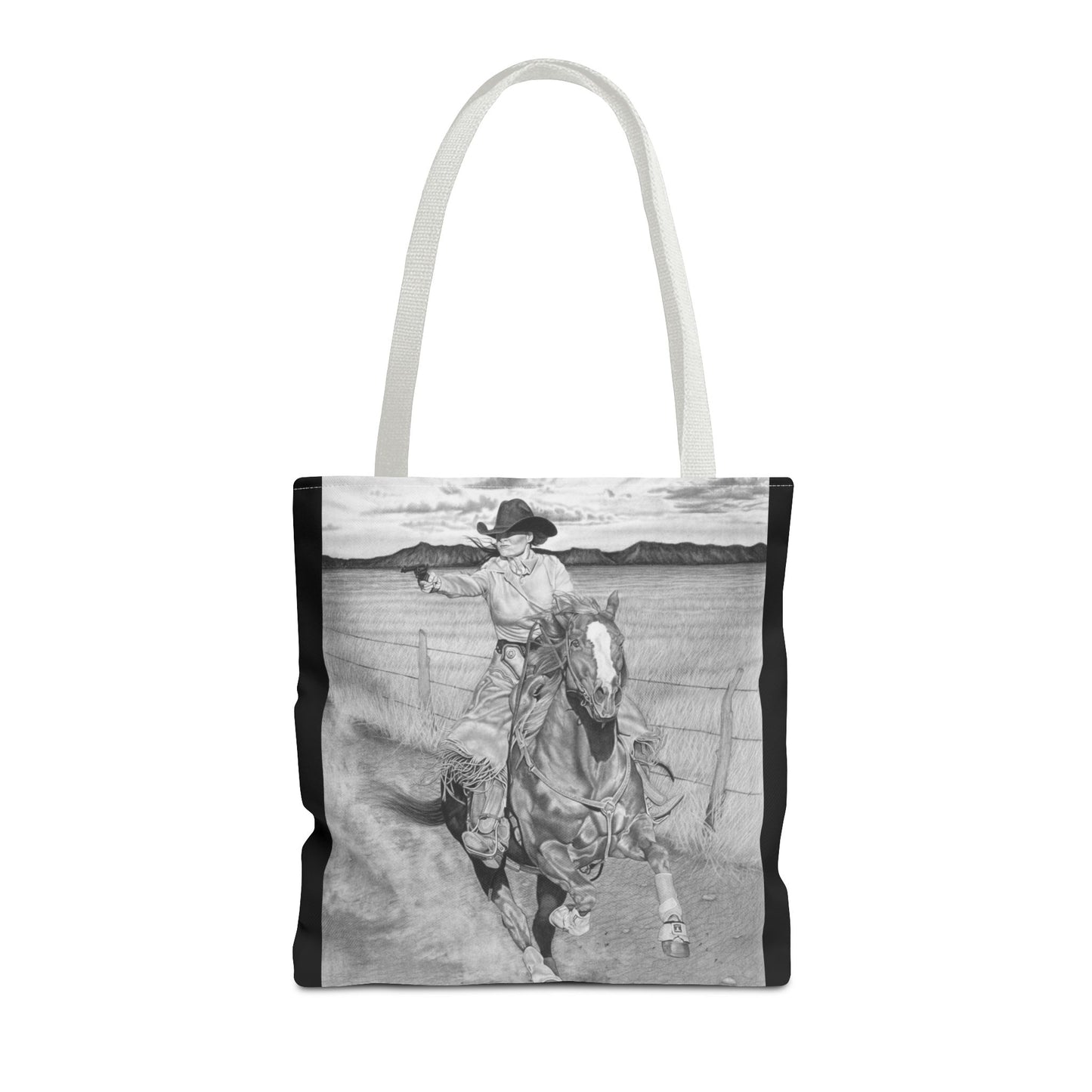 "Dangerous and Beutiful " Western Style Shopping Tote, Equestrian Gift, Farmhouse Decor, Horse Lover Accessory