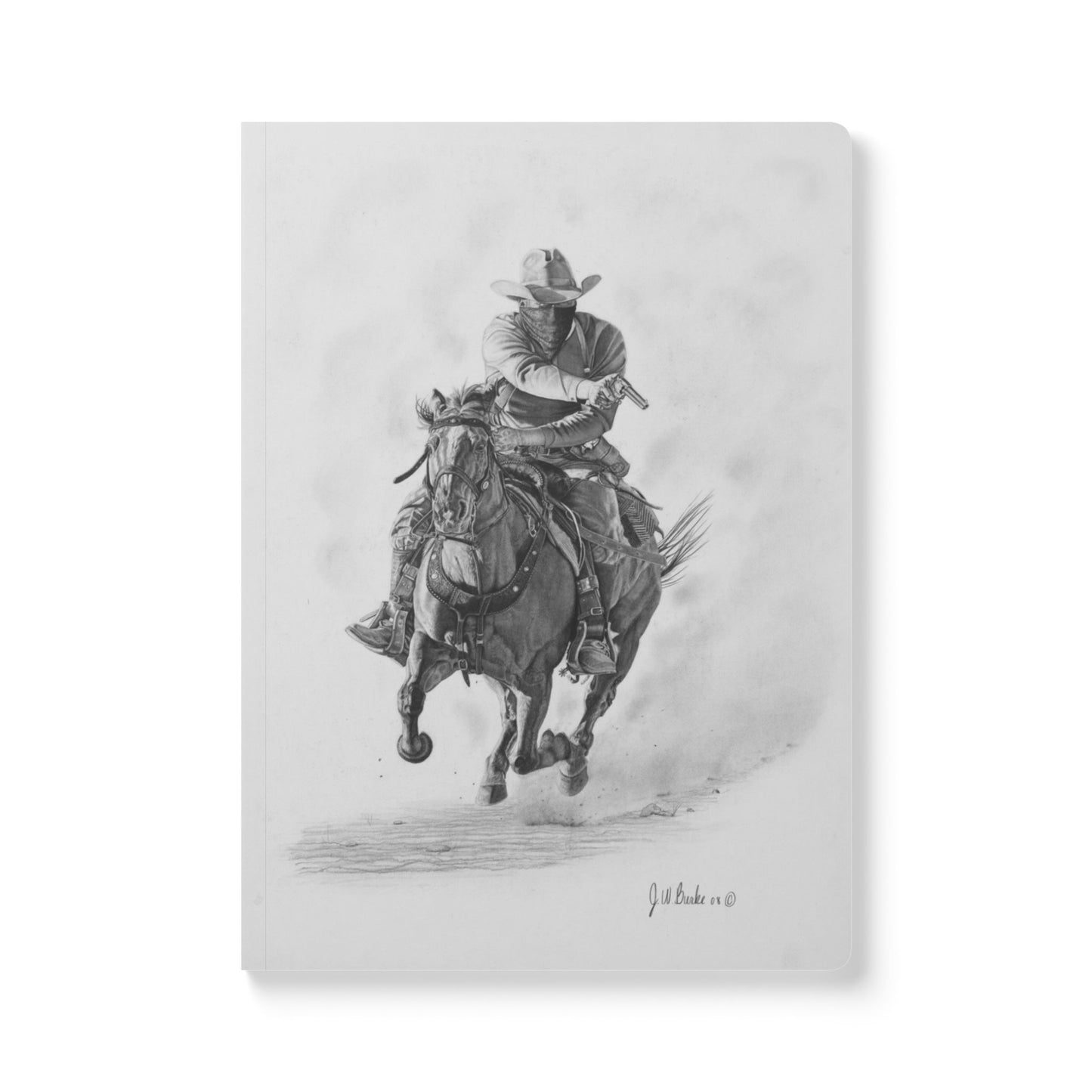 "Bandit" Native American Wildlife Softcover Journal, Notebook for Writing, Artistic Gift, Travel Journal, Eco-Friendly Stationery, Unique Artwork