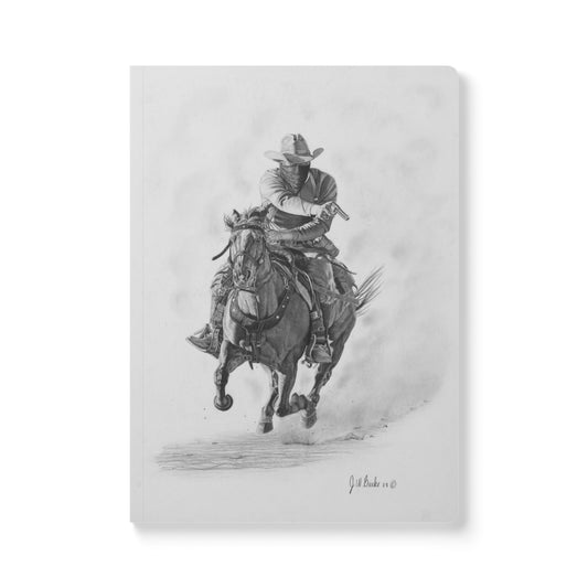 "Bandit" Native American Wildlife Softcover Journal, Notebook for Writing, Artistic Gift, Travel Journal, Eco-Friendly Stationery, Unique Artwork