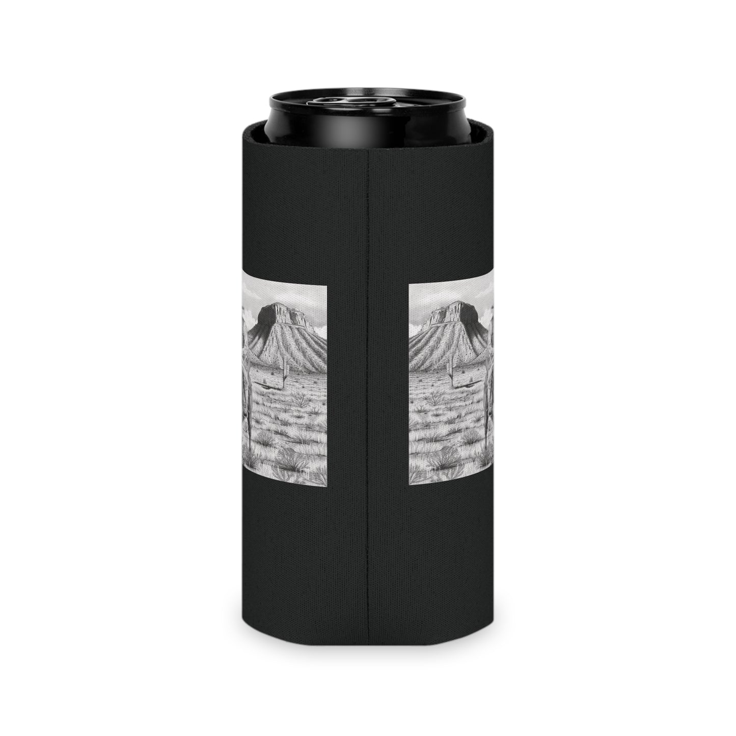 Can Cooler, Western Beverage Sleeve, Outdoor Party Gear, Country-Themed Drink Holder, Ideal for BBQs & Tailgates