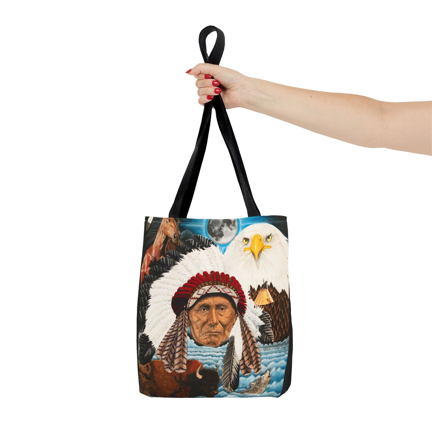 "Dream of Chief Joseph" Western Art Tote Bag