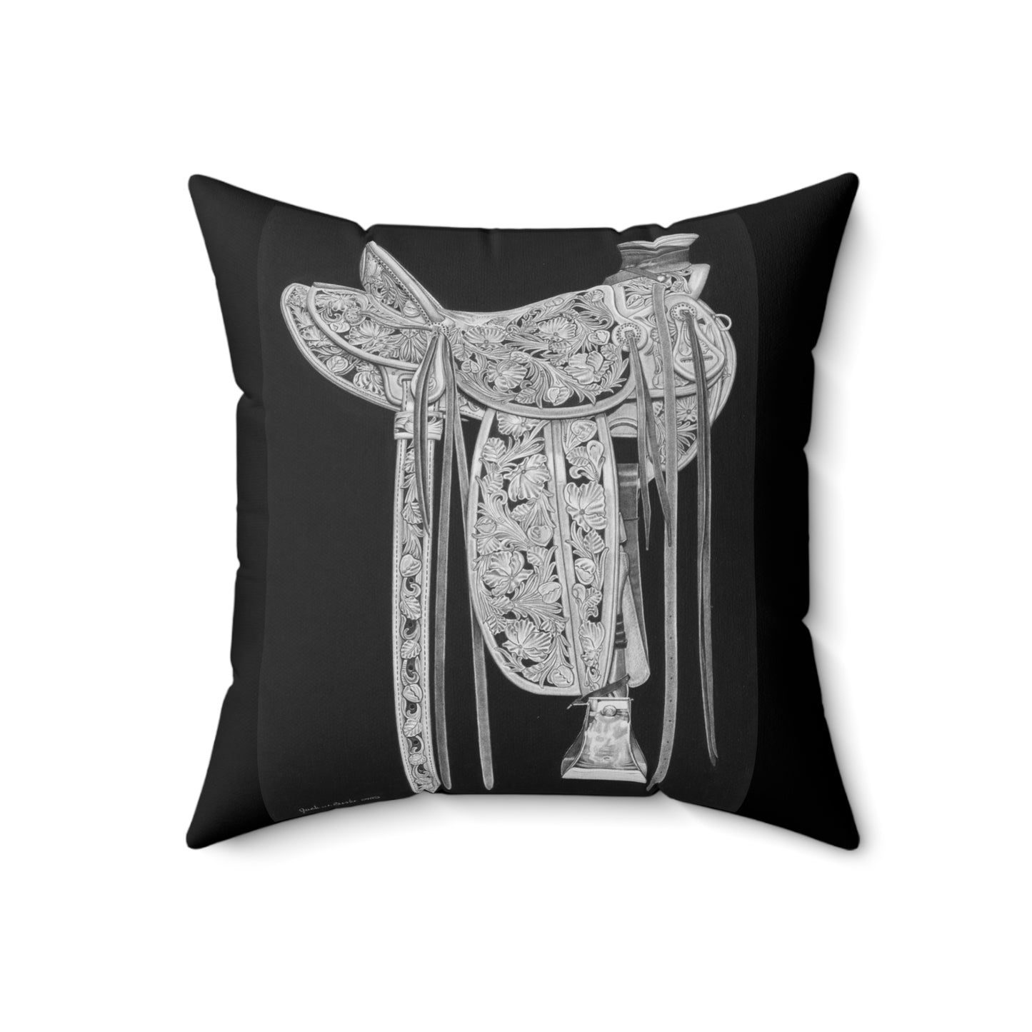 New Saddle, Cowboy Decor Pillow, Western Home Accent, Farmhouse Throw Pillow, Gift for Horse Lovers, Country Style Cushion