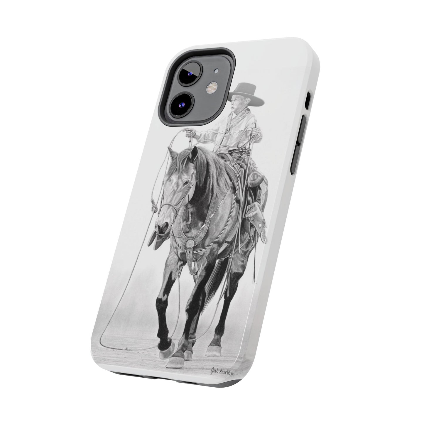 "Young Cowboy" Western Rodeo Phone Cases, Cowboy Design, Tough Protection, Gift for Him, Ranch Decor, Durable Style