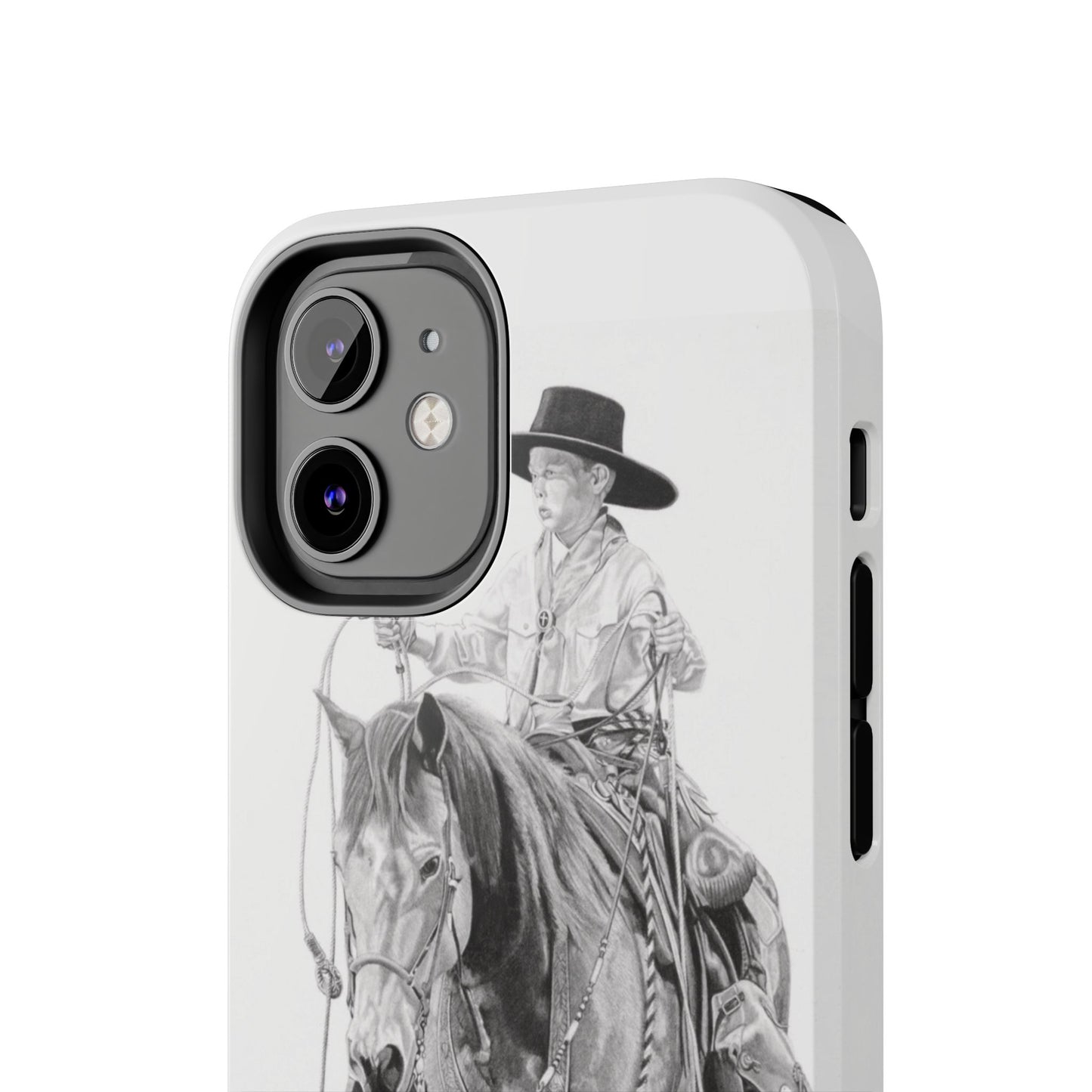 "Young Cowboy" Western Rodeo Phone Cases, Cowboy Design, Tough Protection, Gift for Him, Ranch Decor, Durable Style