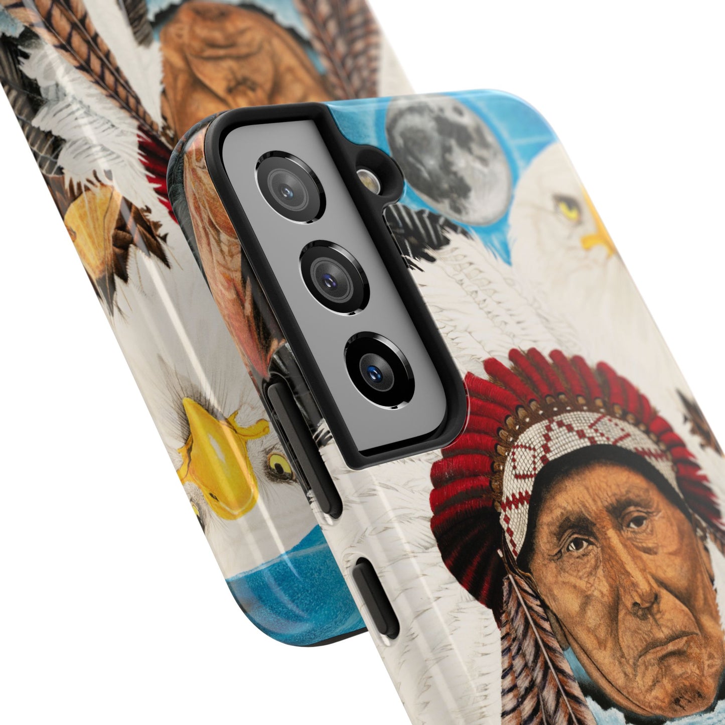"Dream of Chief Joseph" Western Rodeo Phone Cases, Cowboy Design, Tough Protection, Gift for Him, Ranch Decor, Durable Style