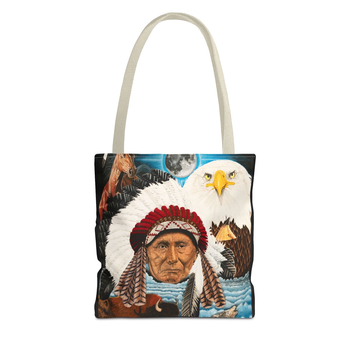 "Dream of Chief Joseph" Western Art Tote Bag