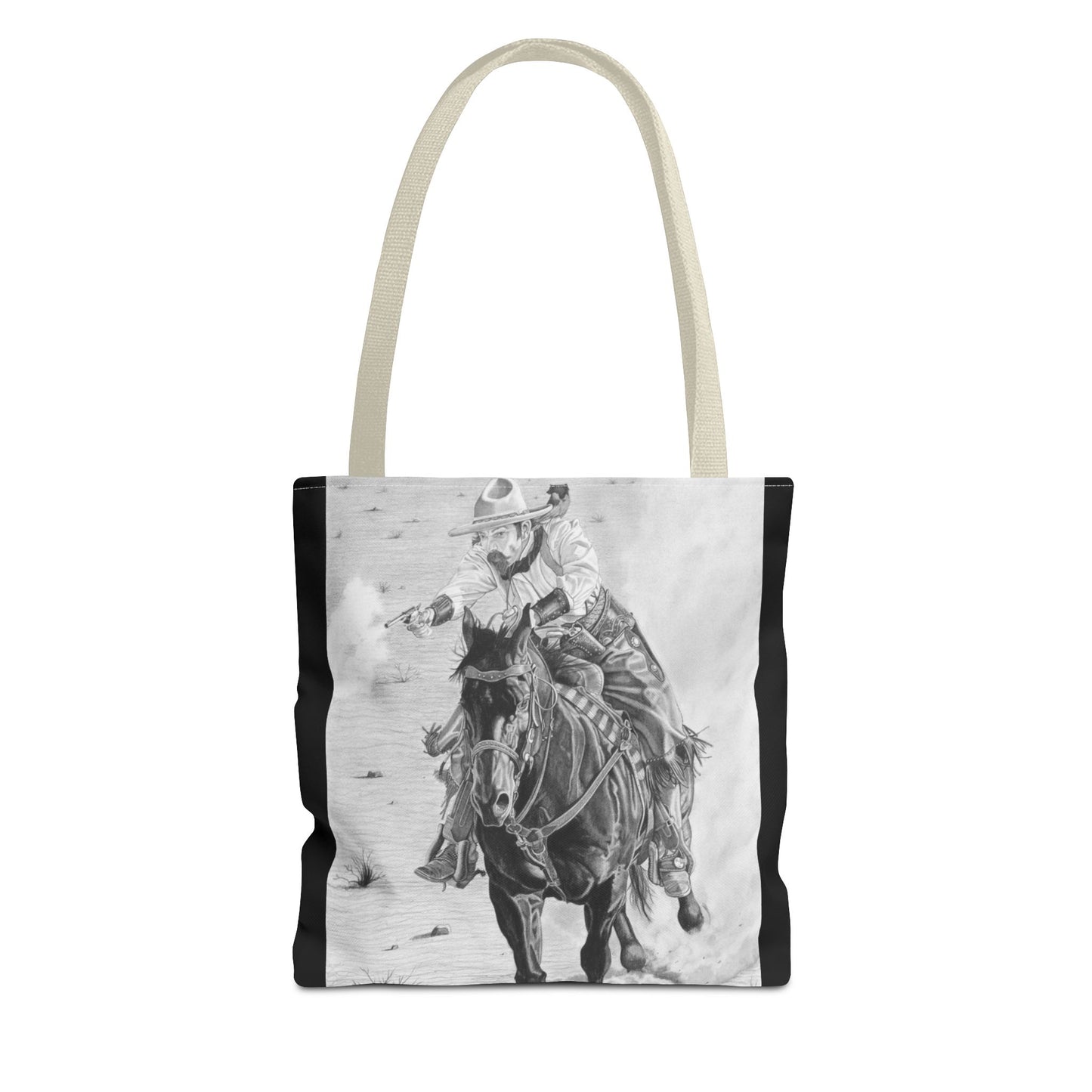 "Wild Bill Rides Again " Tote Bag, Western Style Shopping Tote, Equestrian Gift, Farmhouse Decor, Horse Lover Accessory